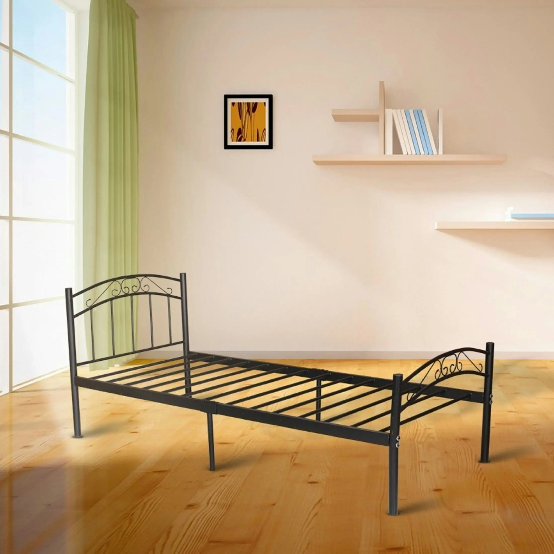 Cleveland Single Bed C105-Black