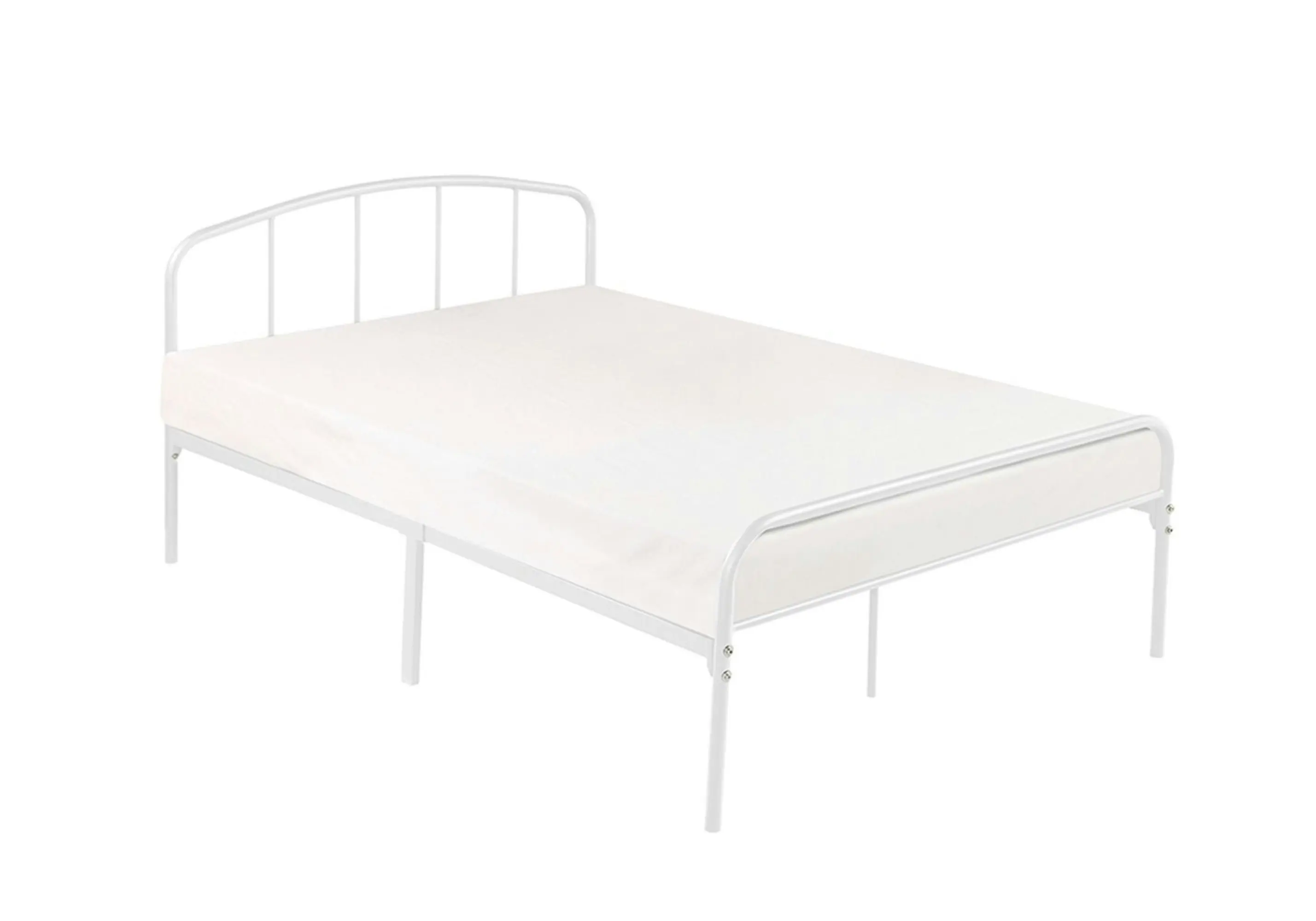 Oliver Metal Bedframe Queen White