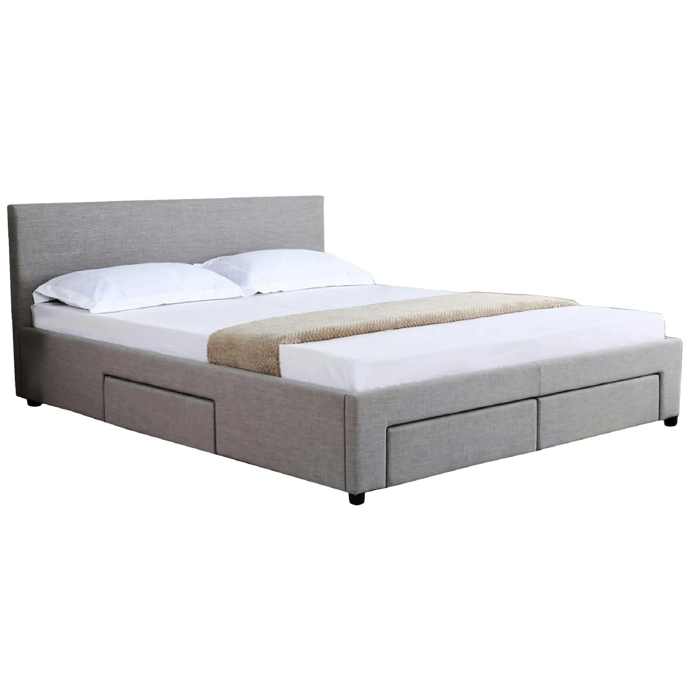 Nicola Queen Bed with Drawers