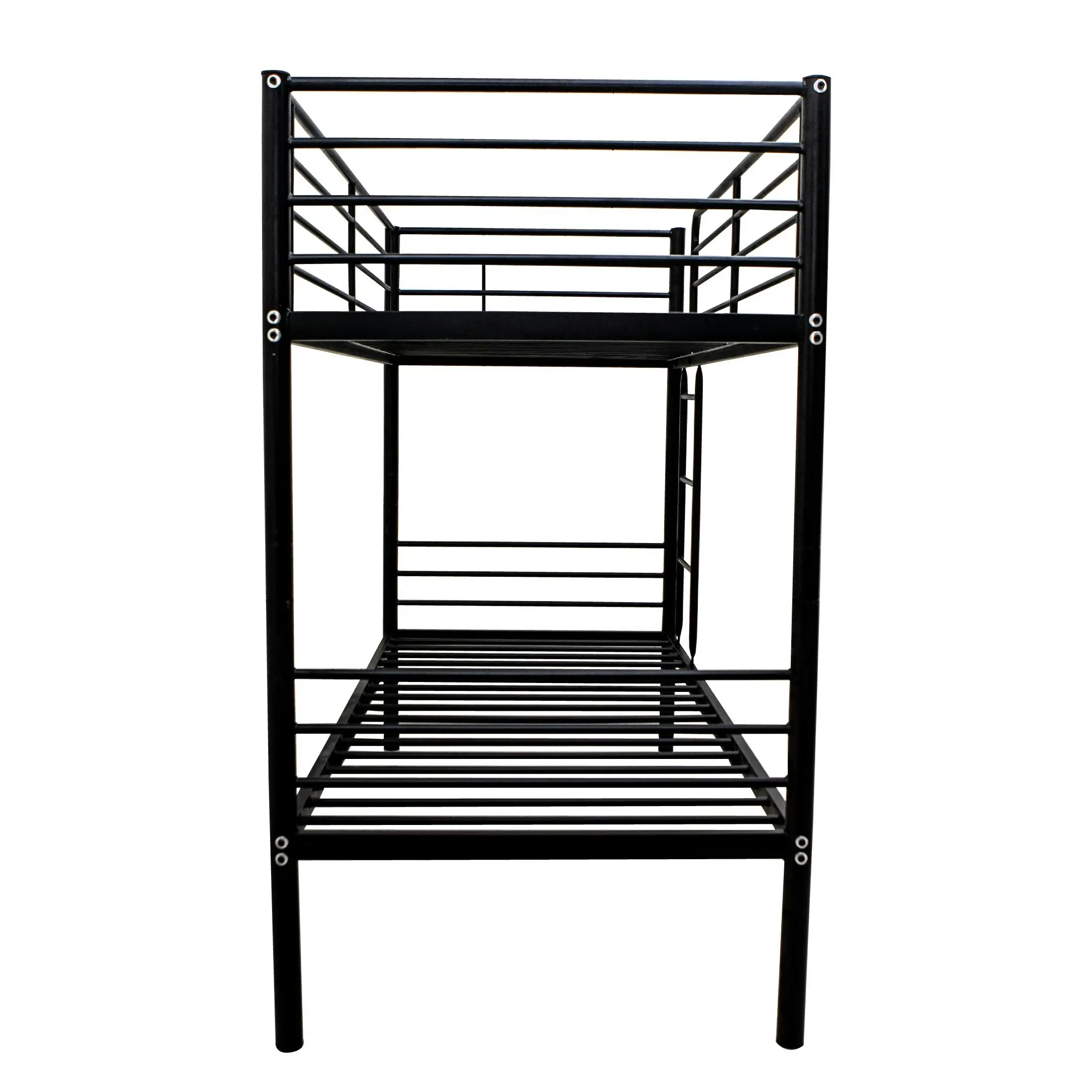 City Single/Single Bunk Bed (Black)