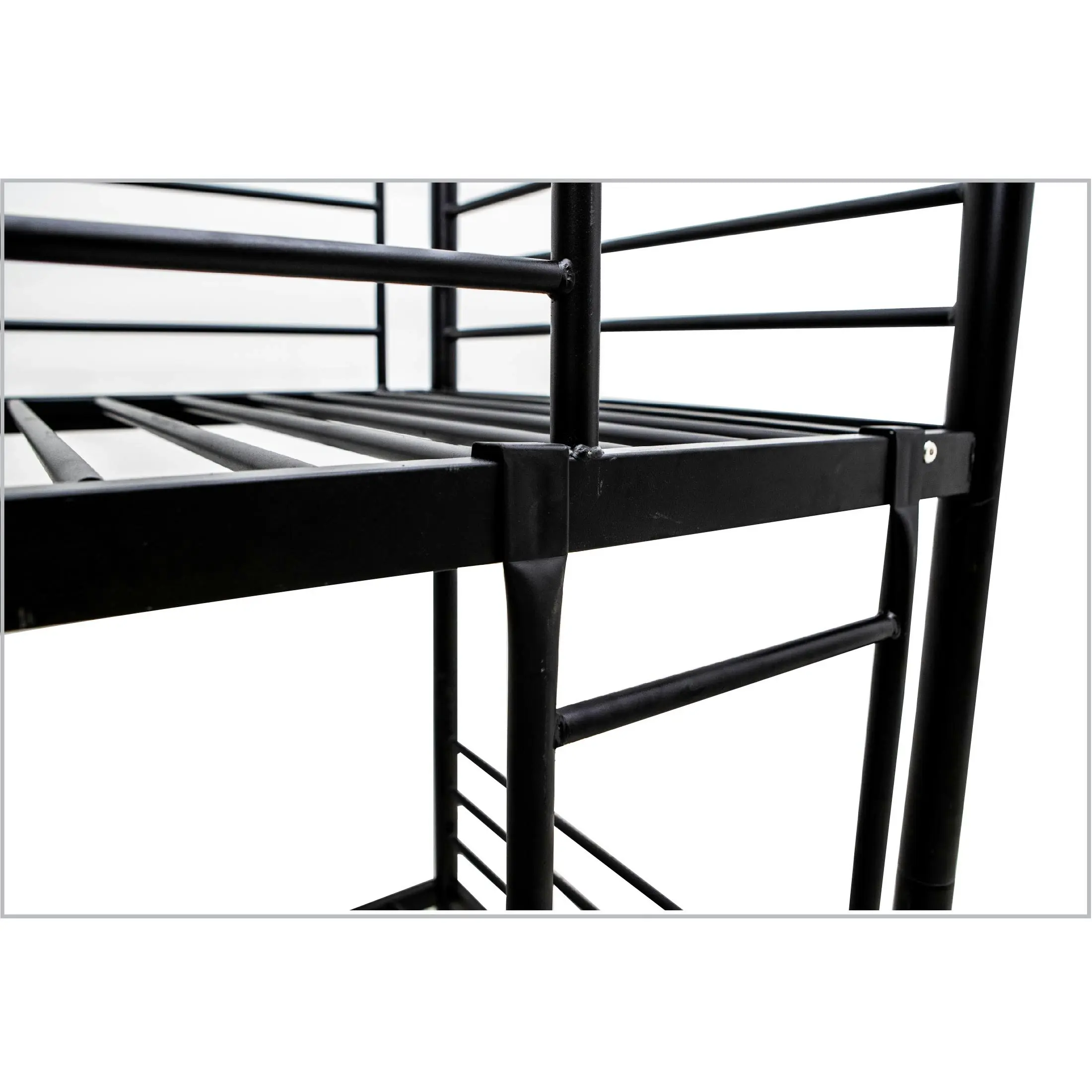 City Single/Single Bunk Bed (Black)