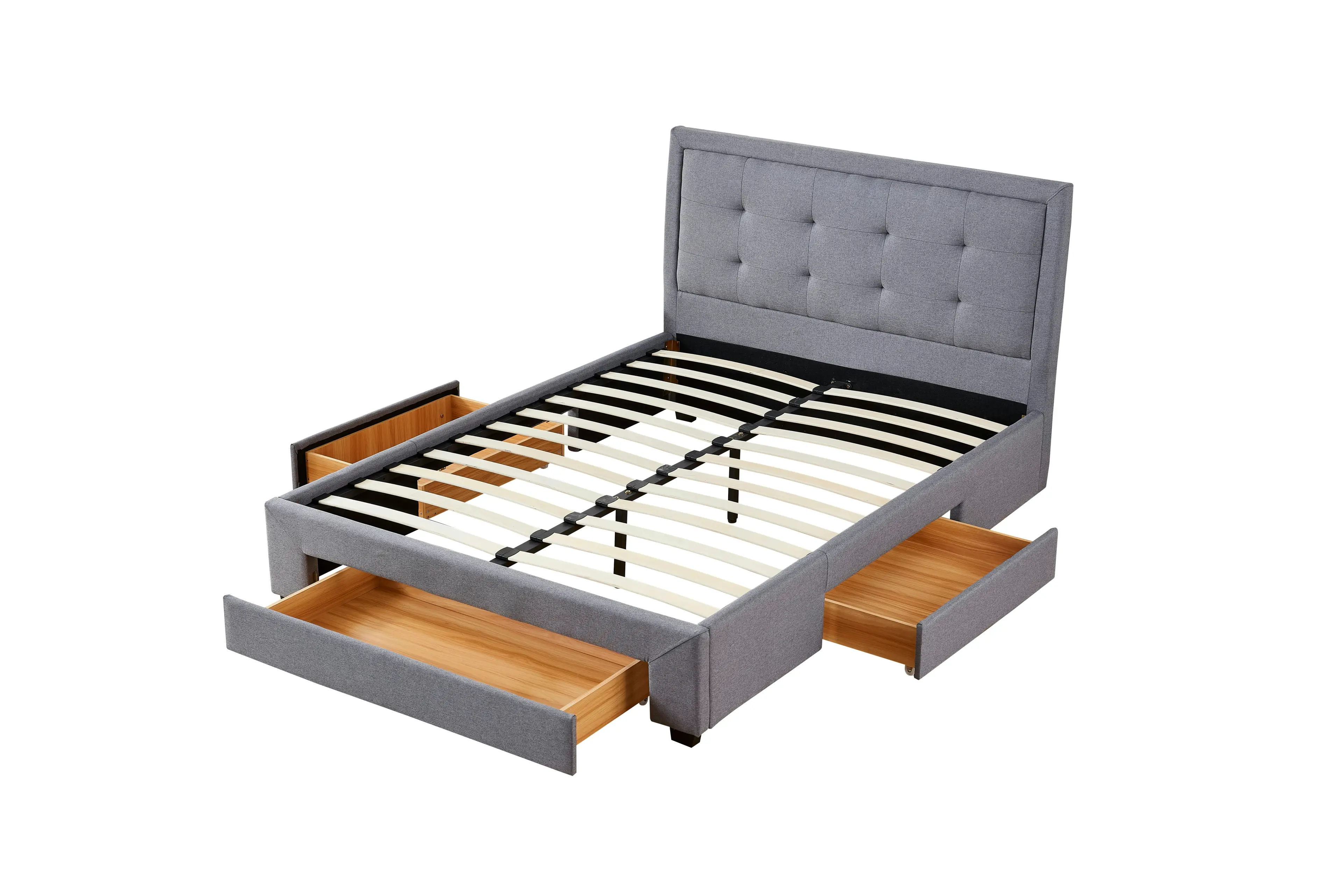 Ellie Queen Bed with Drawers (YH2201)