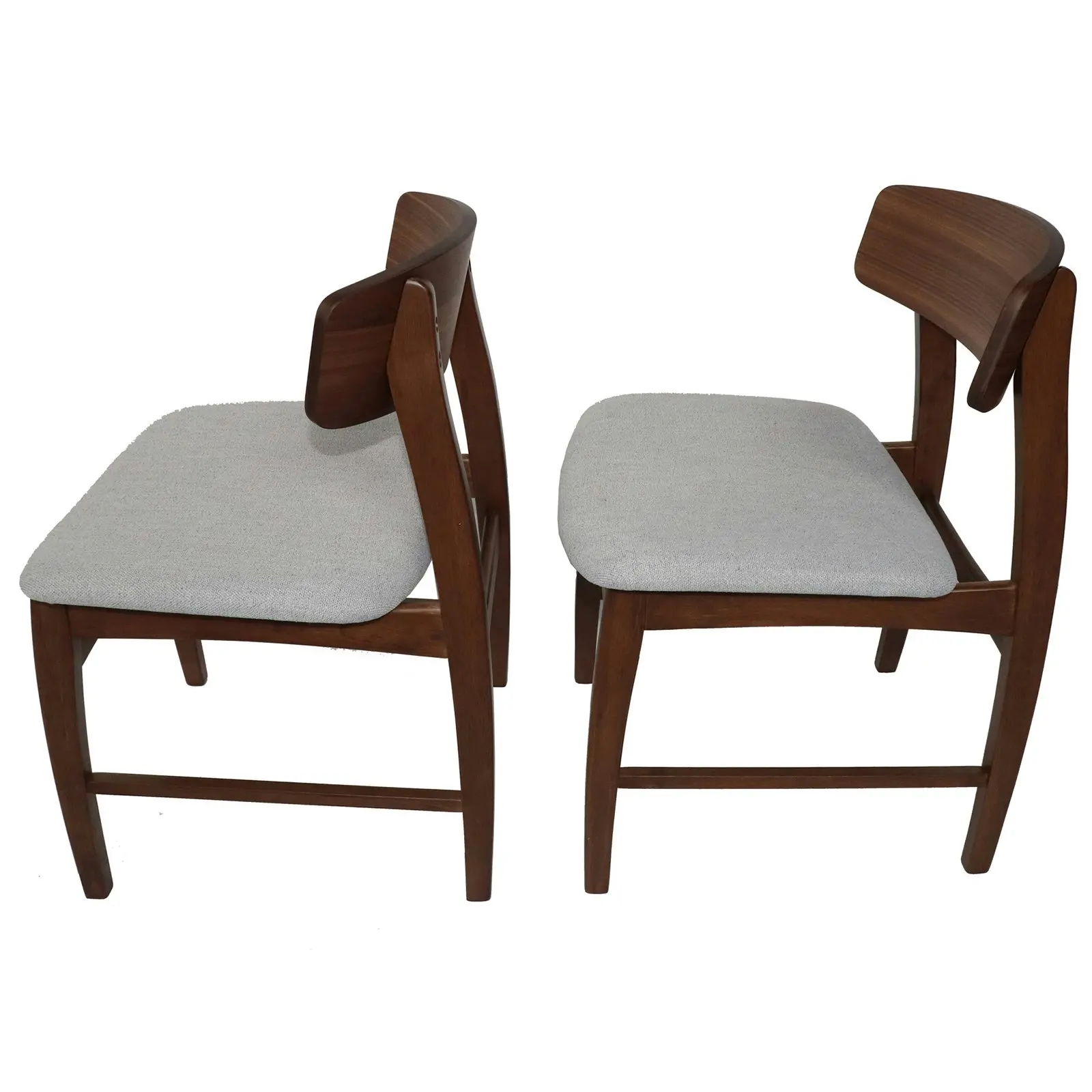 Junny Dinning Chair RW - Upholstery:Light Grey