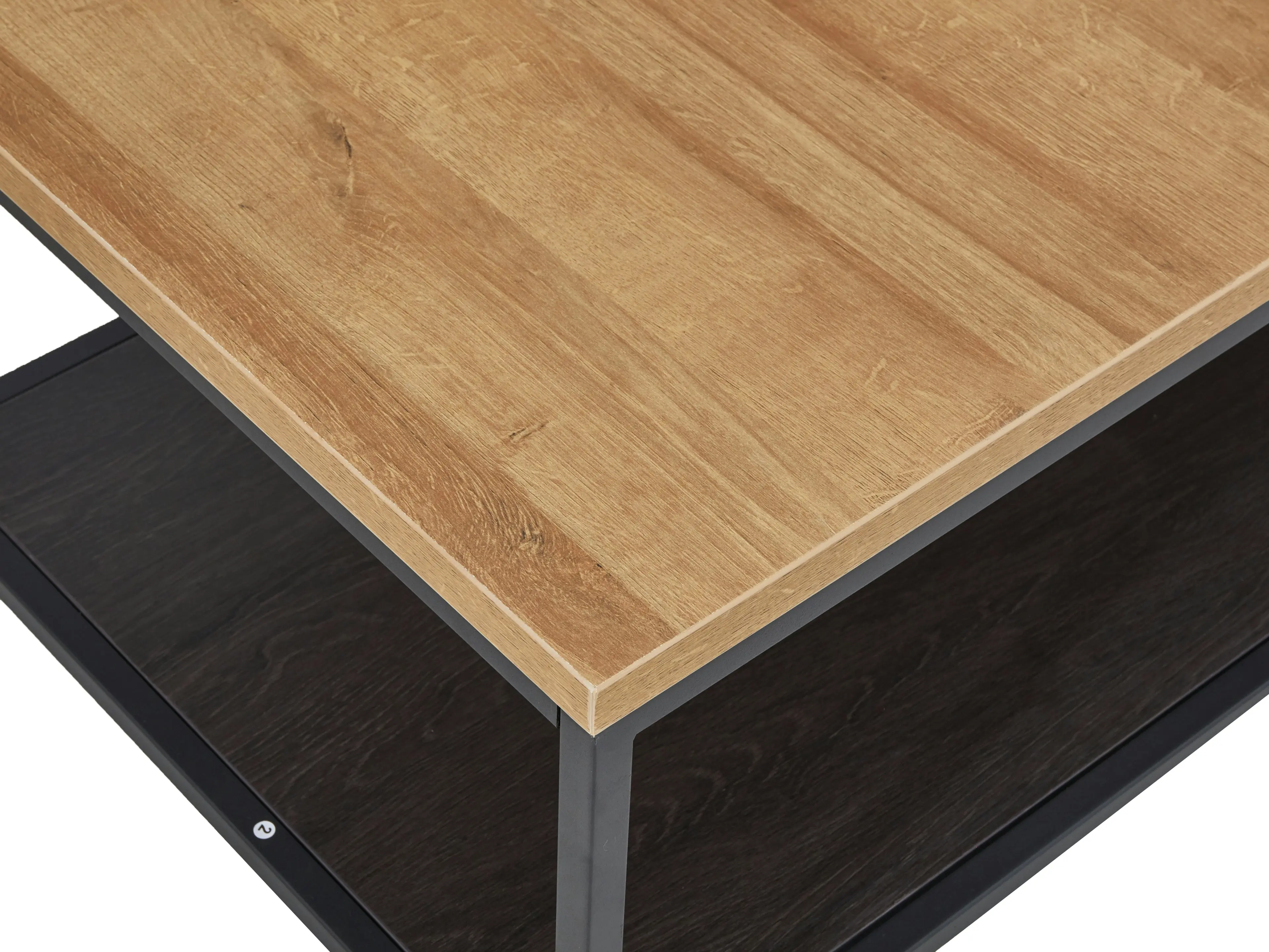 Charlie Coffee Table - Dark Oak & Black Oak