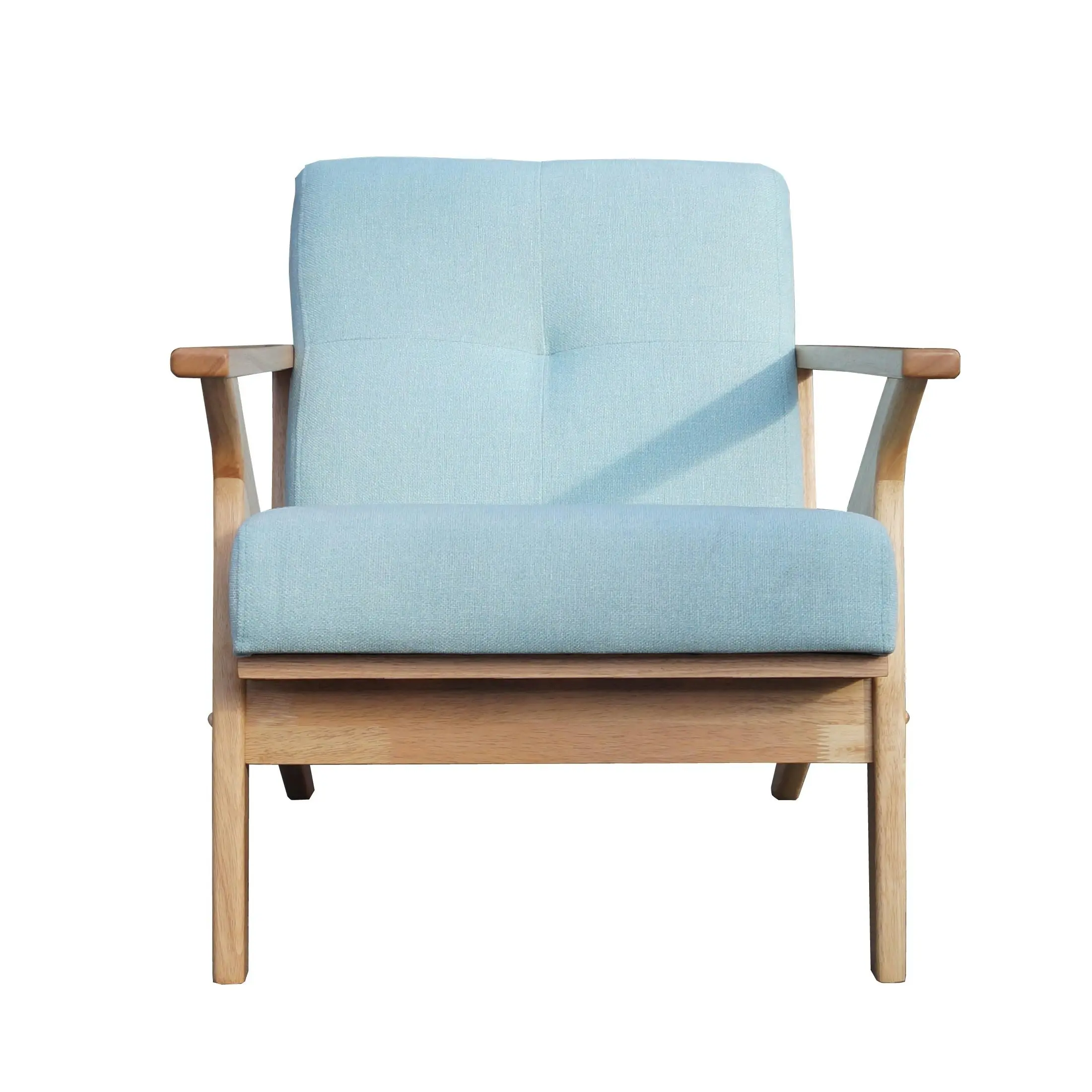 Bismark 1 Seater-Natural Oak/Mint