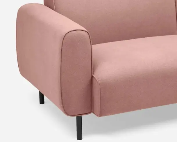 Stella 3 Seater Sofa - Pink