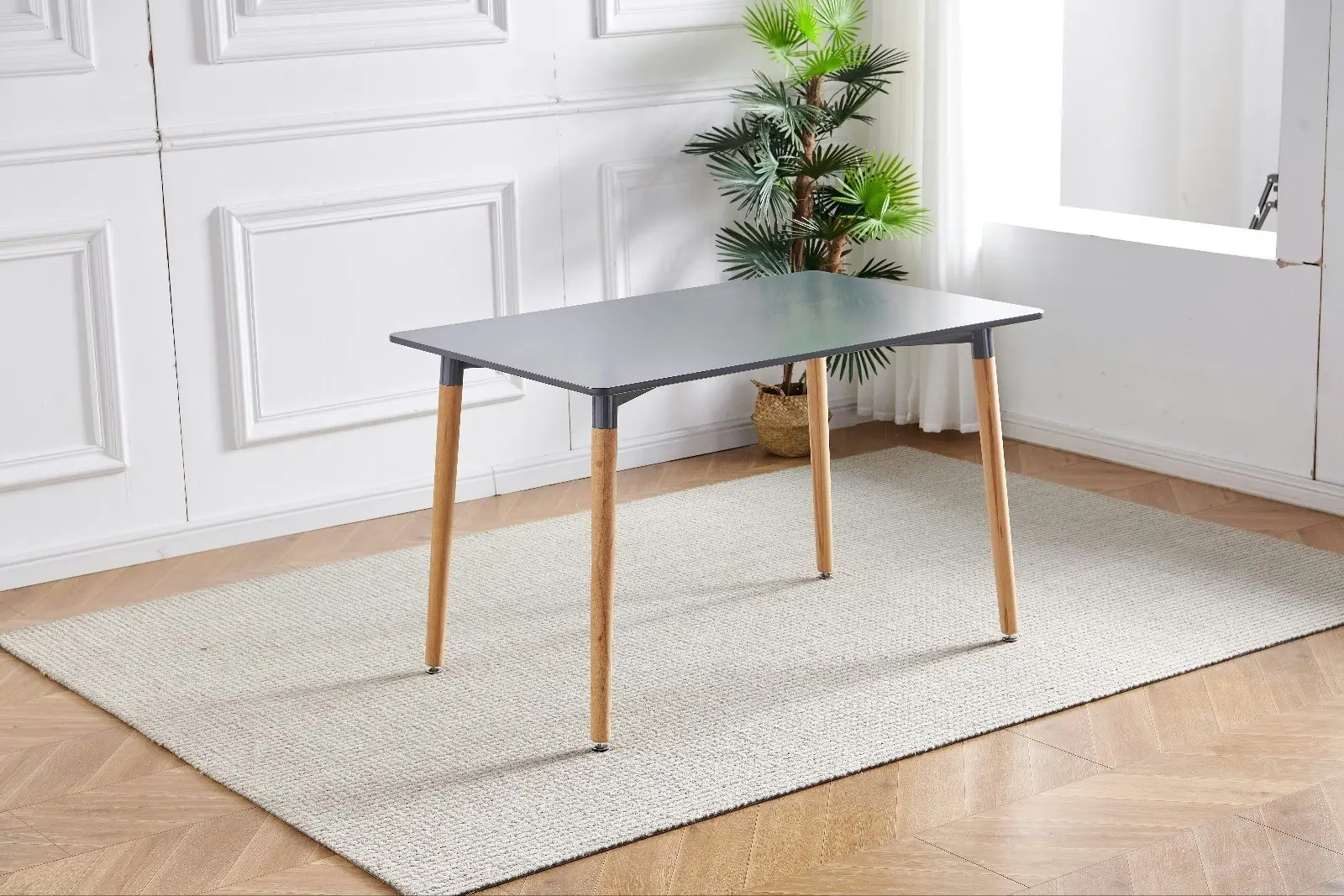 Oliver 120cm Rectangle Dining Table Grey