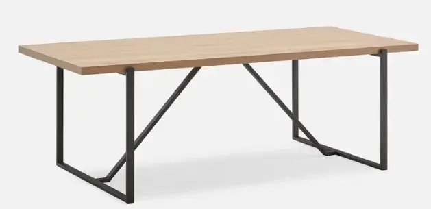 Lucas 1800 Dining table-Dark Oak