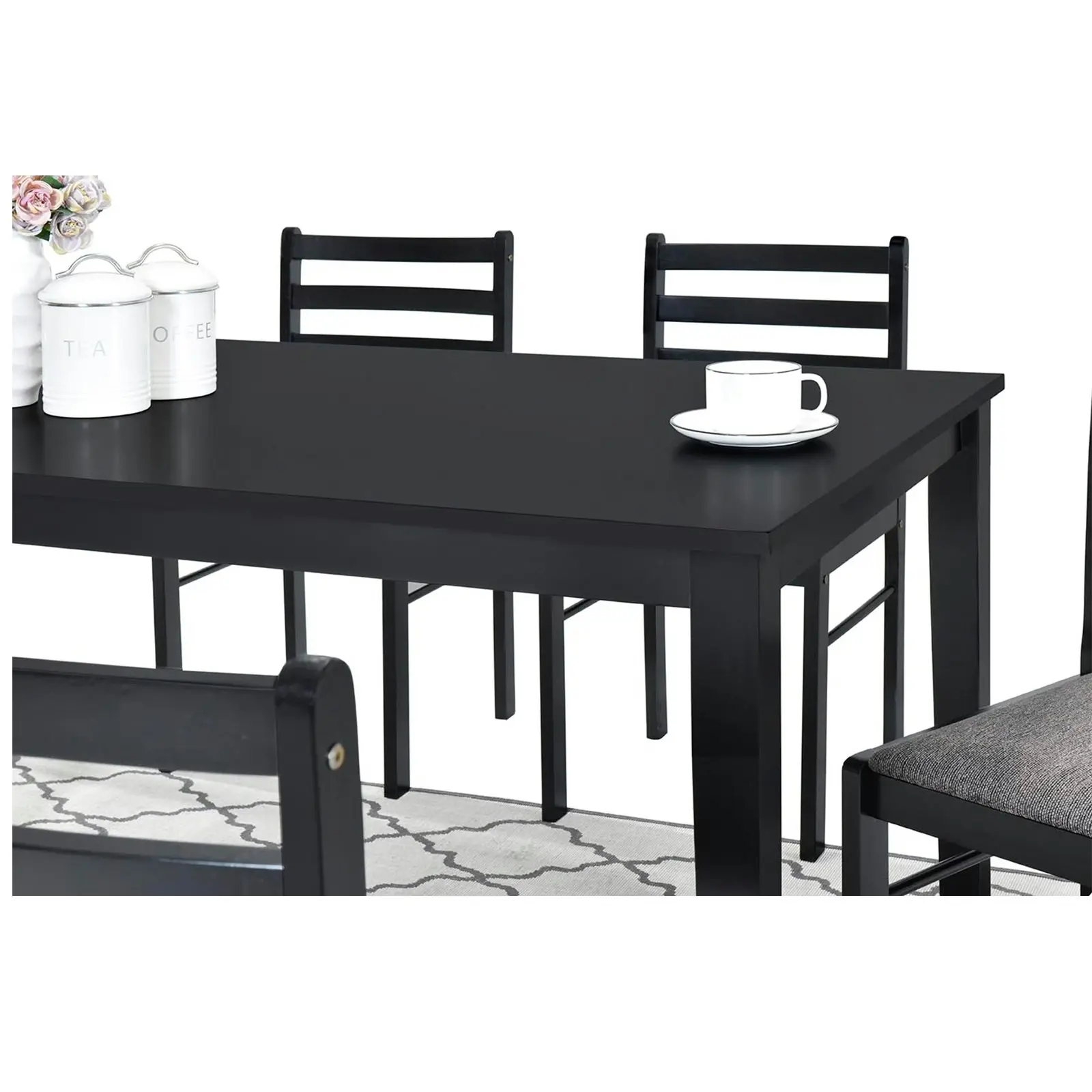 Concord 5 pieces Dining Set Cappuccino