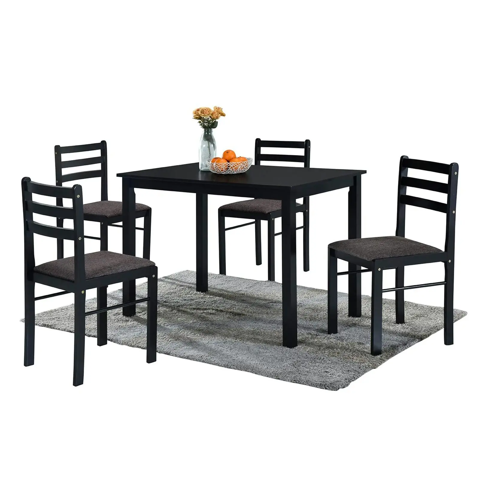 Concord 5 pieces Dining Set Cappuccino