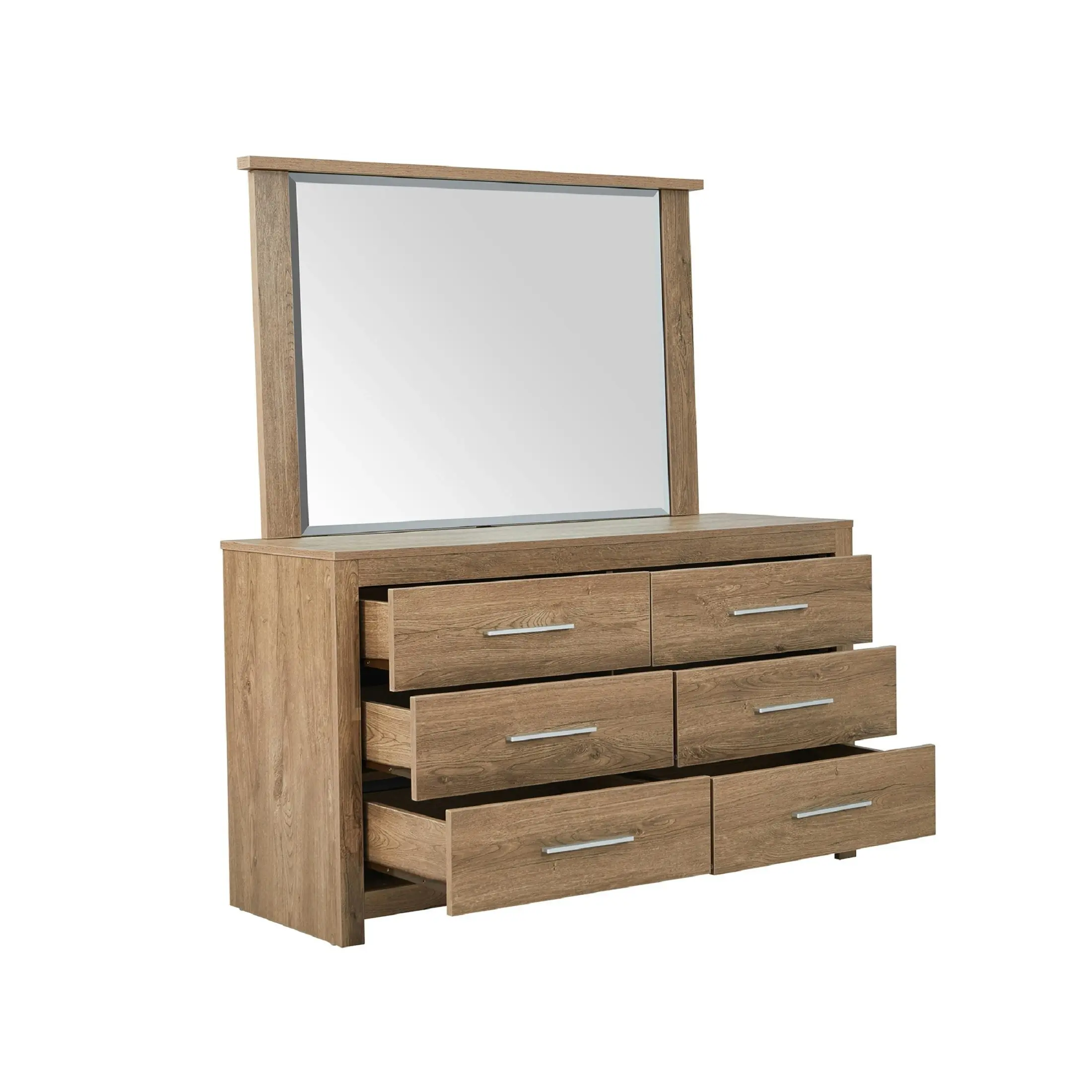 Jason Dresser Mirror - Dark Oak