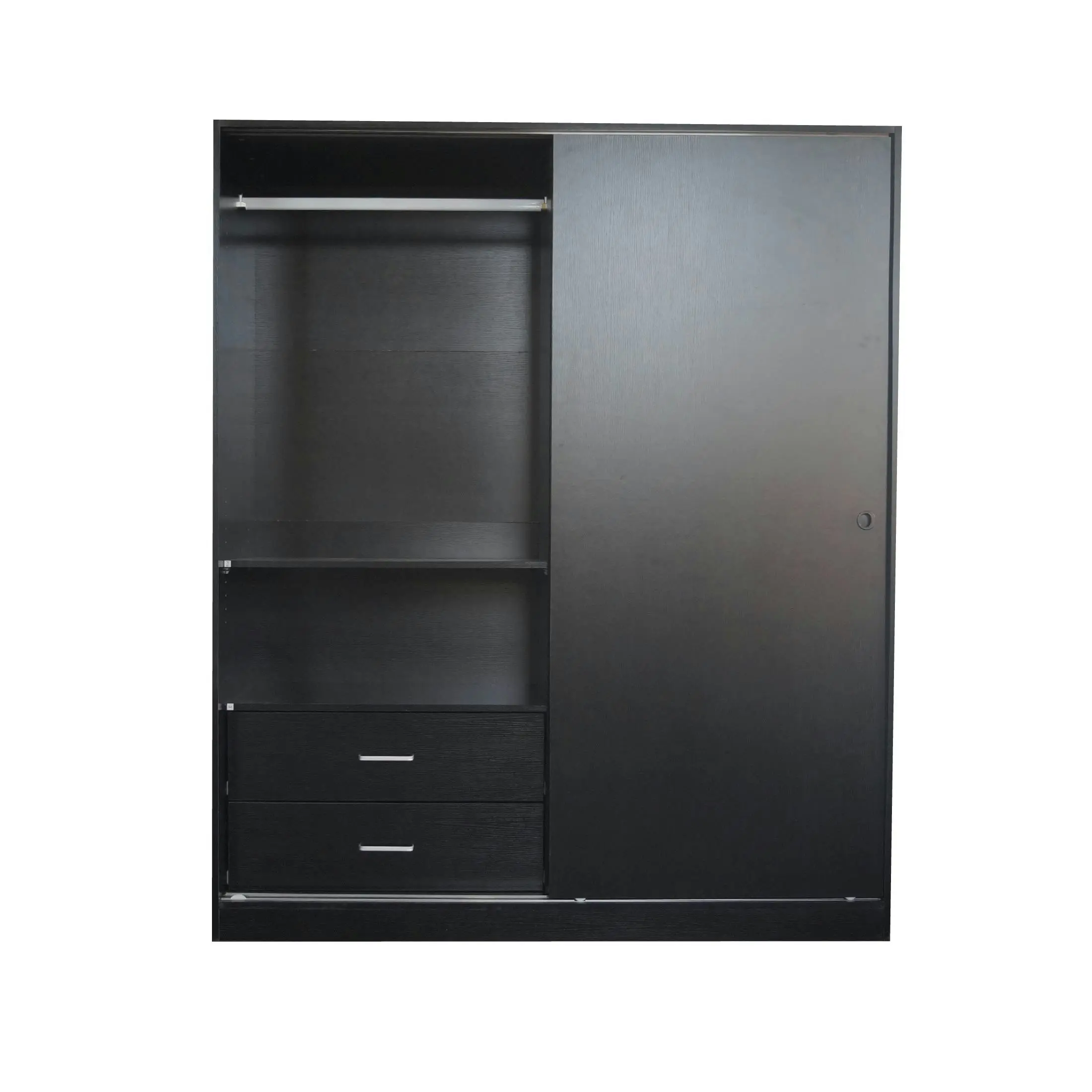 Redfern Builtin Modular - 1600 Sliding Door Storage- Black