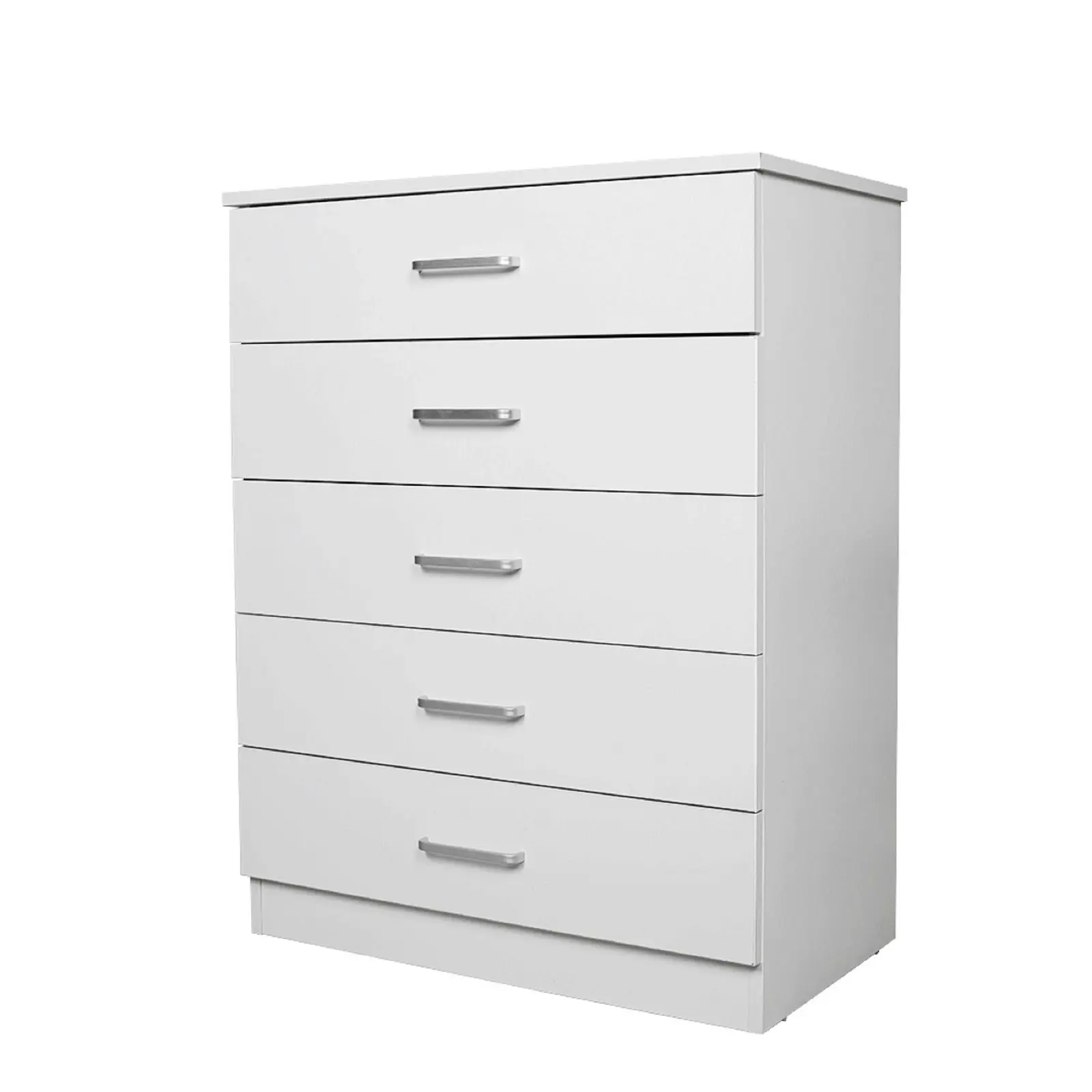 HEQS 5 Drawers Chest (Tallboy) - White