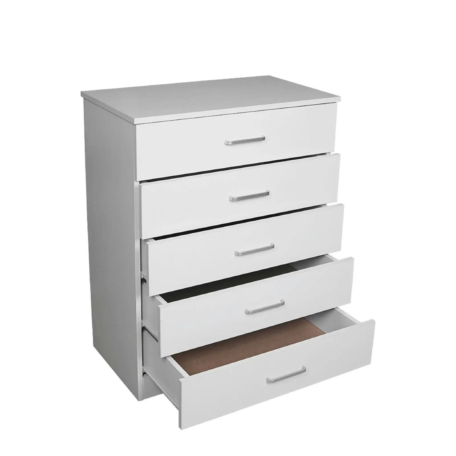 HEQS 5 Drawers Chest (Tallboy) - White