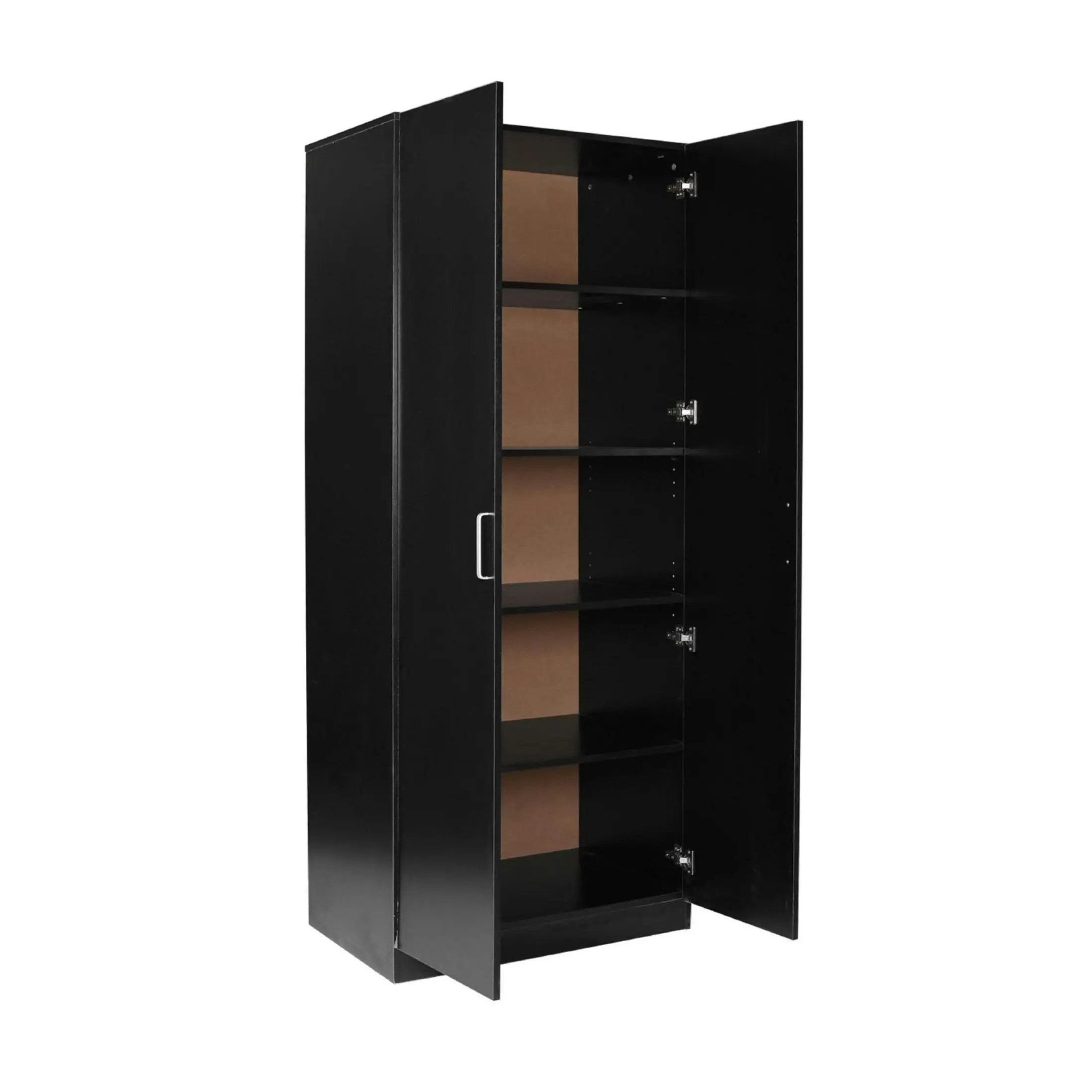 Redfern 2 Door Pantry - Black