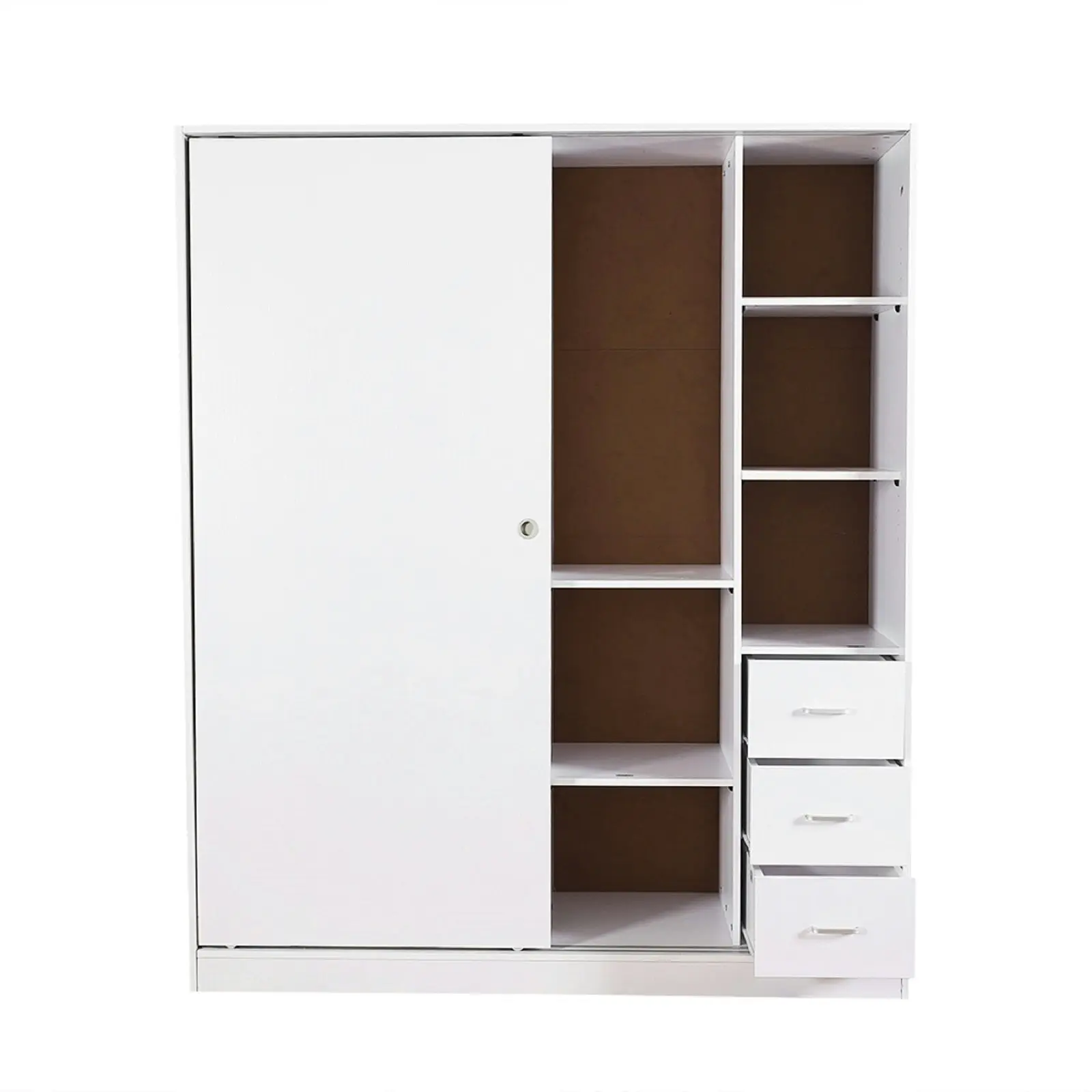 Redfern Builtin Modular - 1600 Sliding Door Storage - White