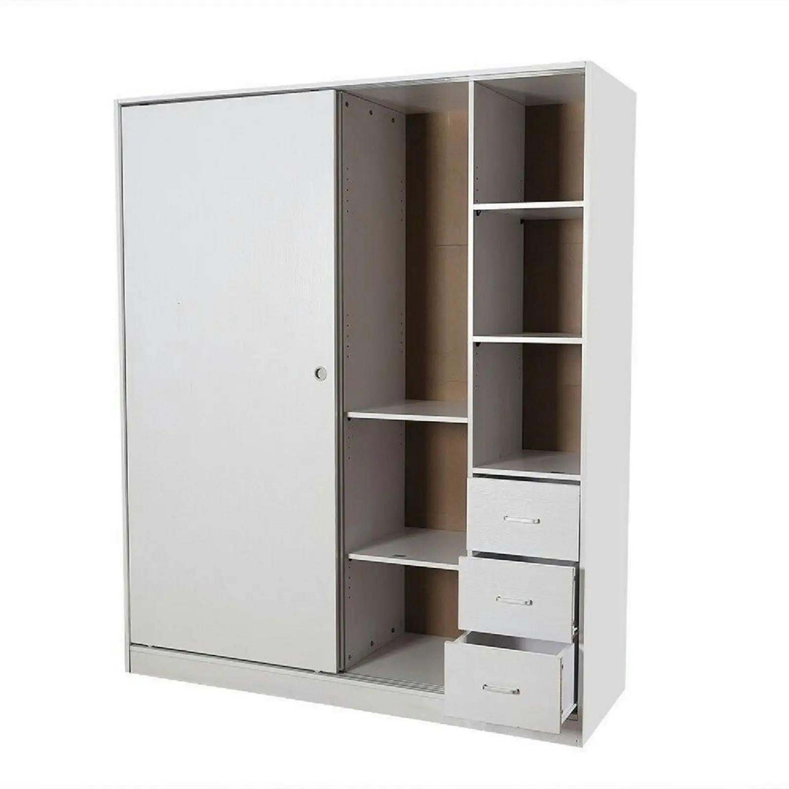 Redfern Builtin Modular - 1600 Sliding Door Storage - White