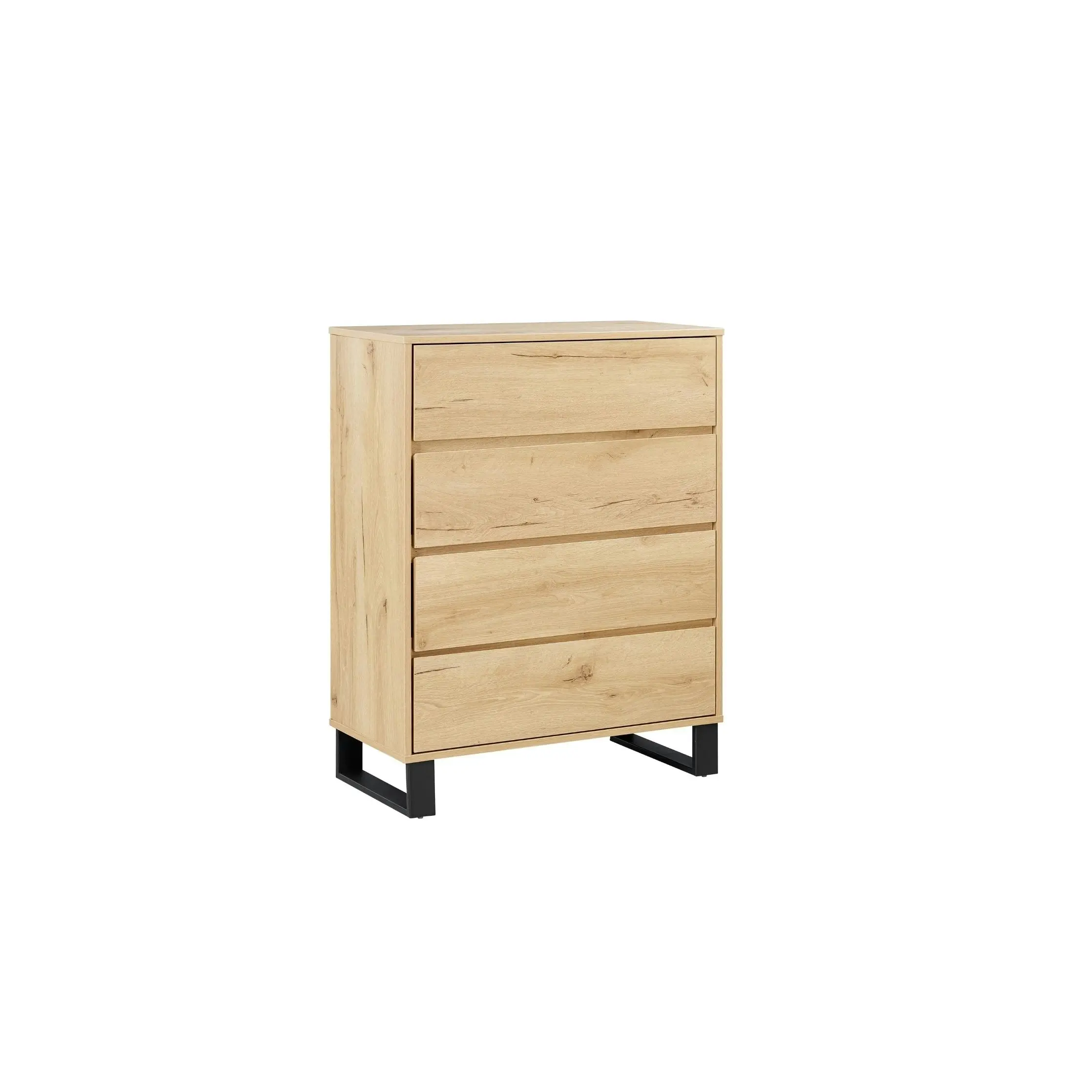 Coogee 4 Drawer Chest - Natural Oak