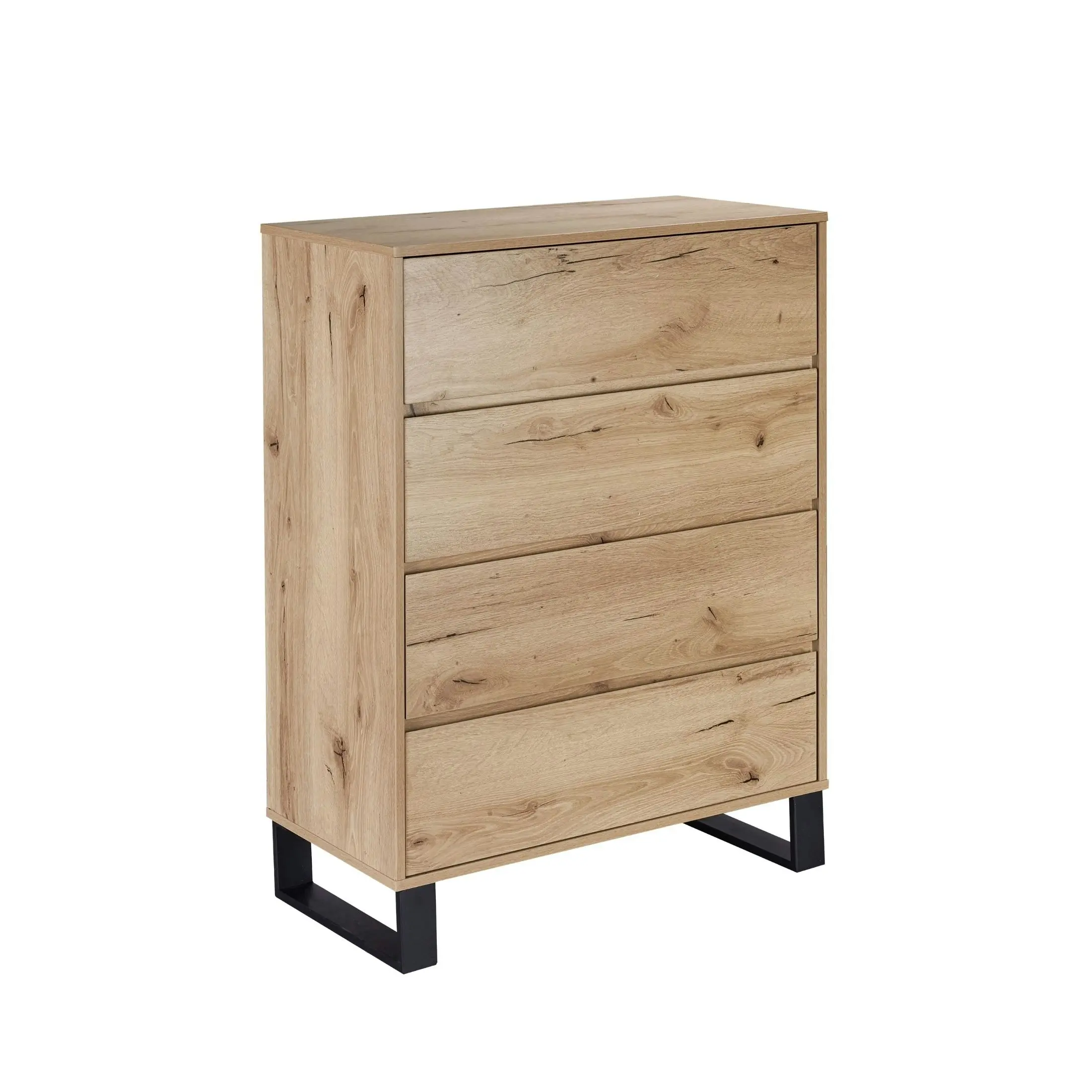 Coogee 4 Drawer Chest - Natural Oak