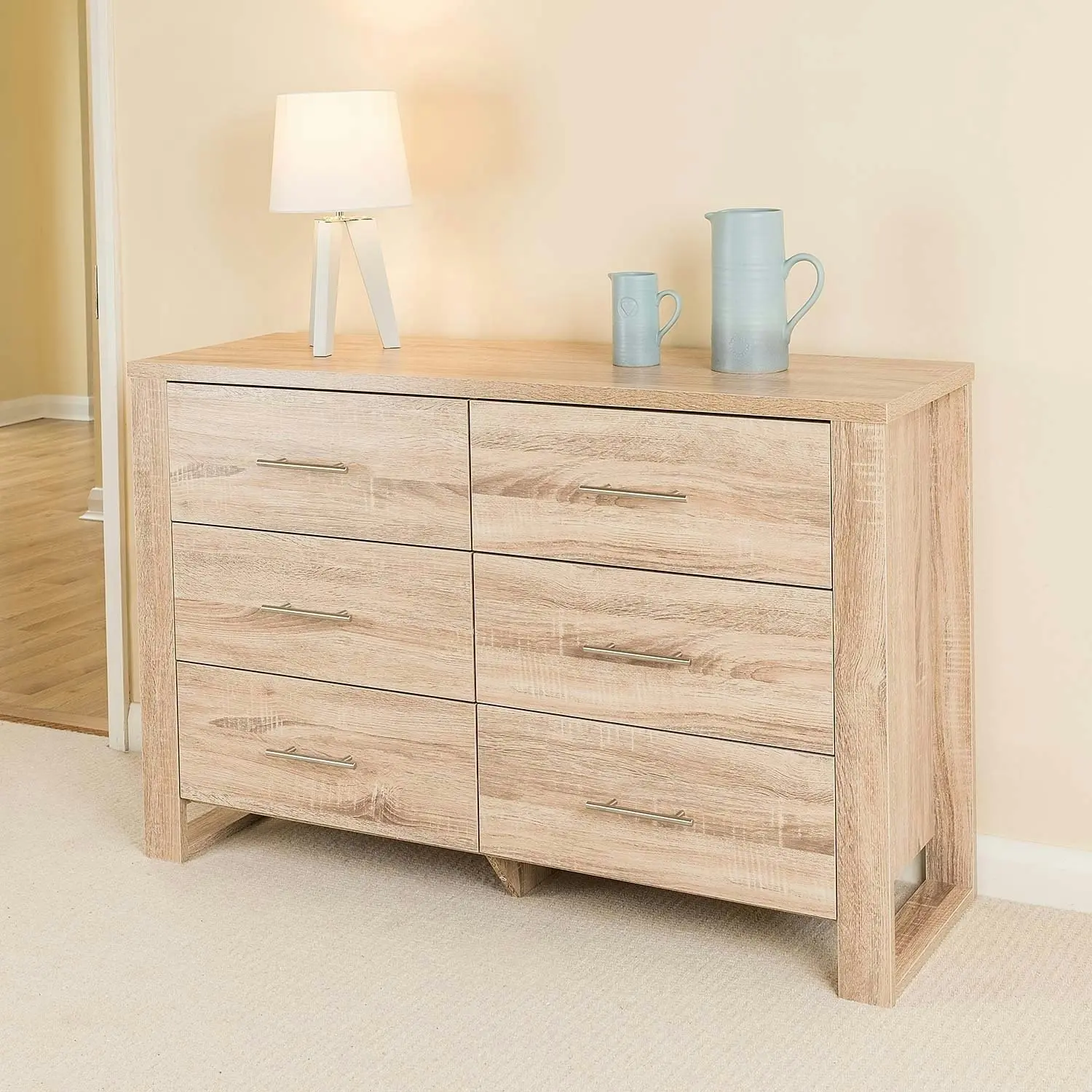 Jolene Lowboy 6 Drawers