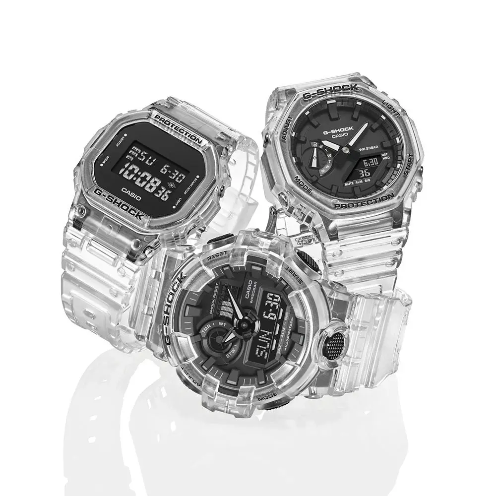 G-Shock GA2100SKE-7A 'CasiOak' Transparent Series