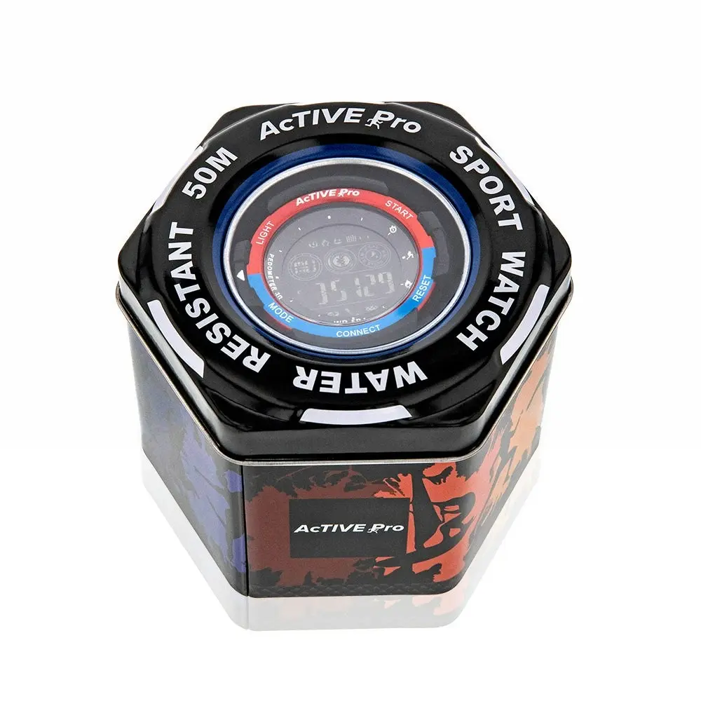 Active Pro 1702 Bluetooth Black Sports Watch