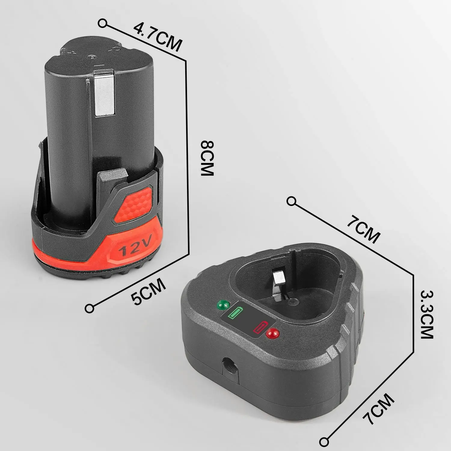 Topex 12V Battery & Charger