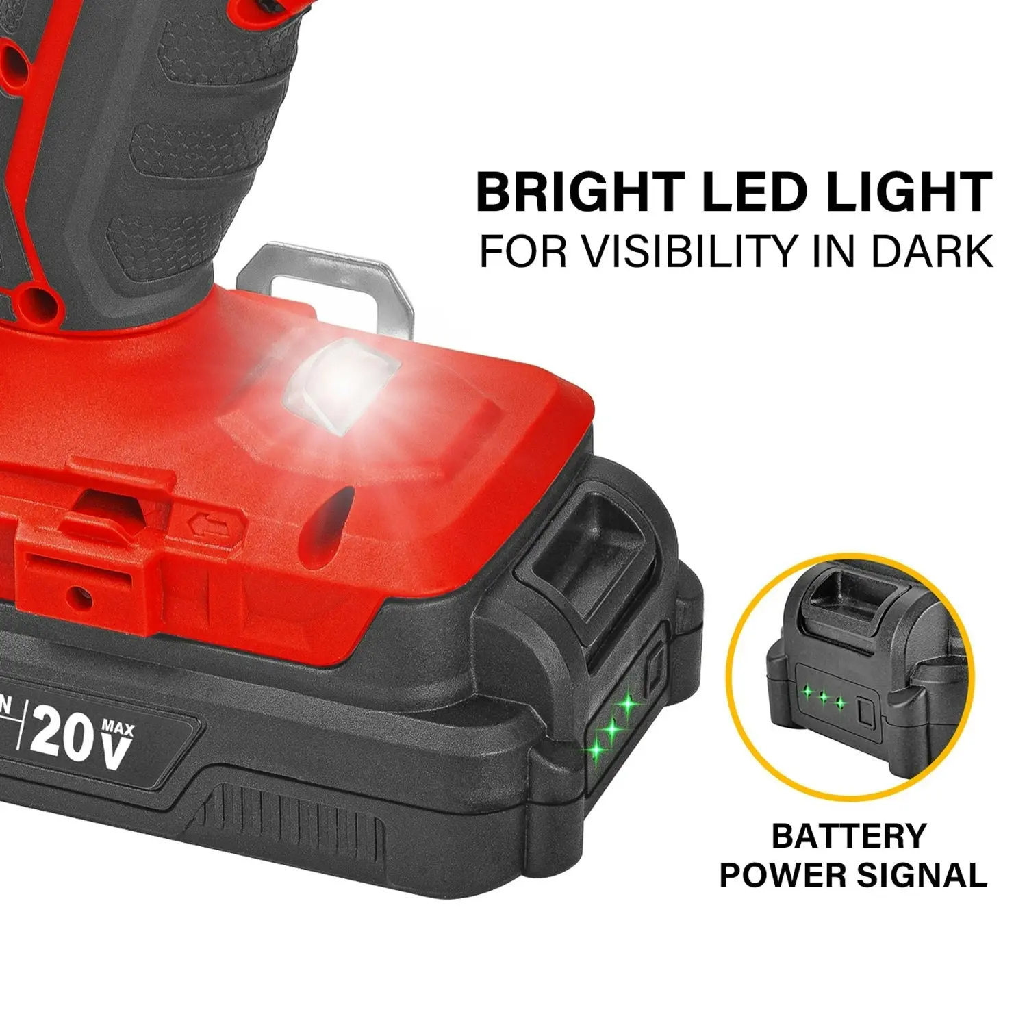 Topex 20V 5 IN1 Power Tool Combo Kit Cordless Drill Driver Sander Electric Saw w/ 2 Batteries & Tool Bag