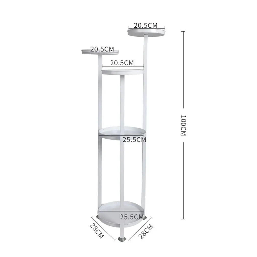 Levede Plant Stand Outdoor Indoor Flower Pots Rack Garden Shelf Home Decor 100CM