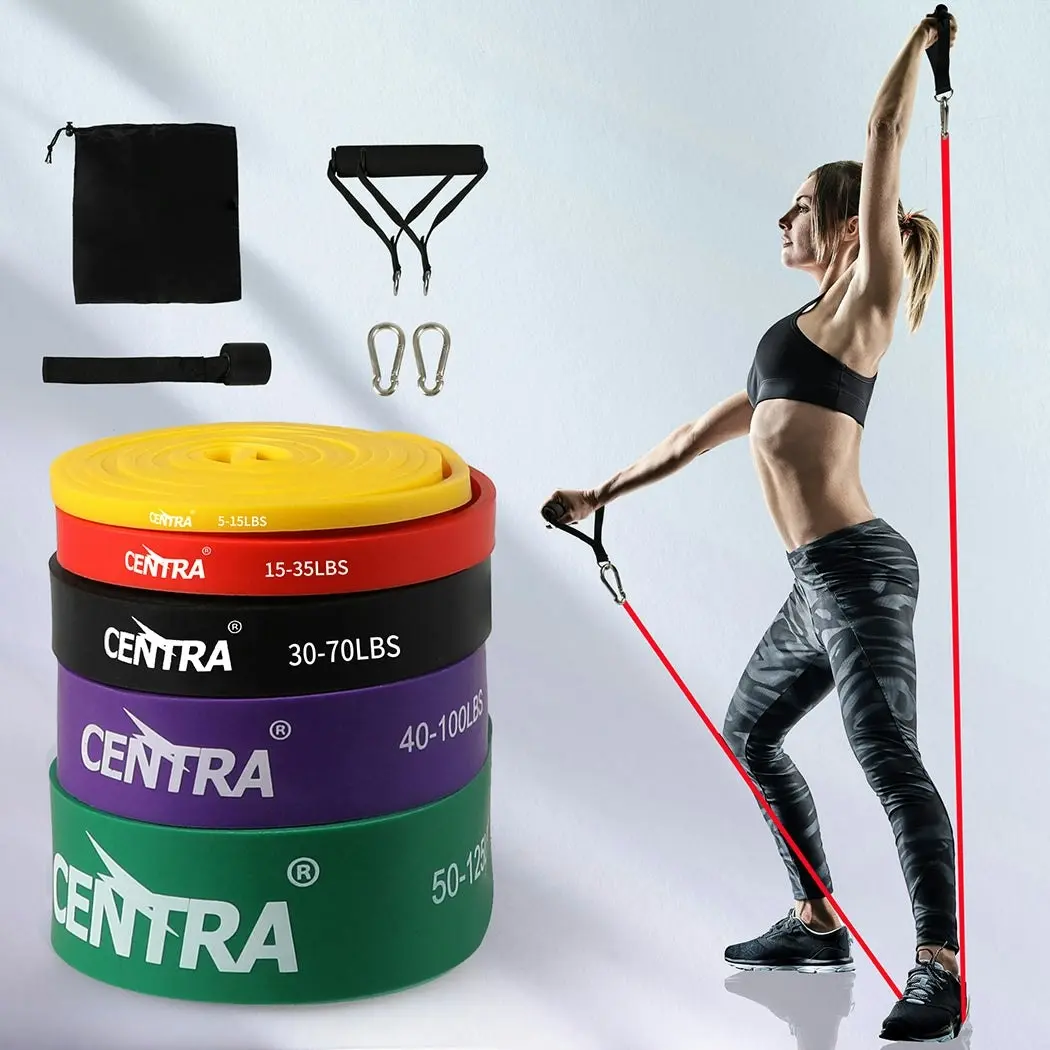 Centra Resistance Bands Heavy Duty Pull up Fitness Loop Strength Gym Exercise