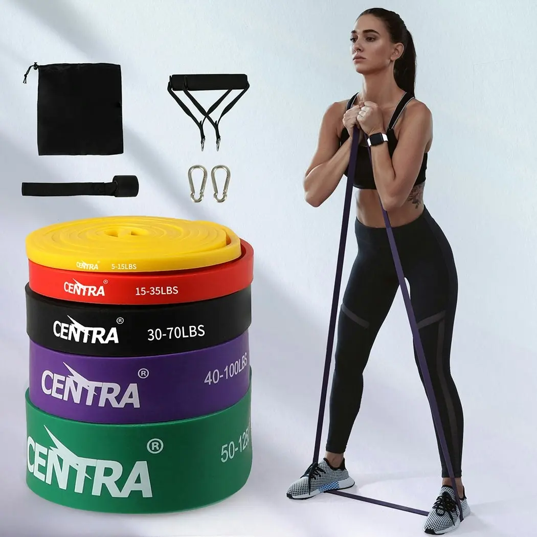 Centra Resistance Bands Heavy Duty Pull up Fitness Loop Strength Gym Exercise