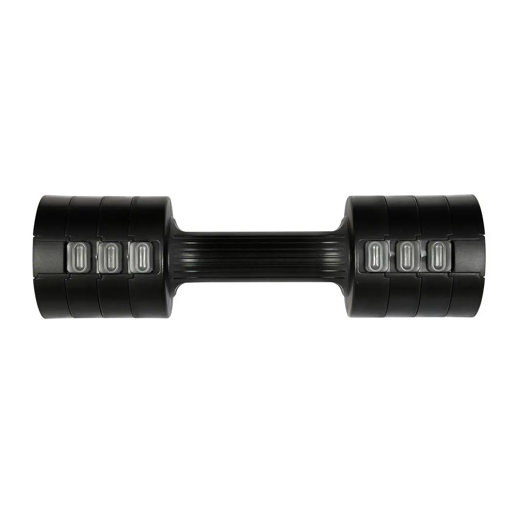 Centra A Pair Of 1KG To 2.5KG Adjustable Dumbbells With Metal Weight Black