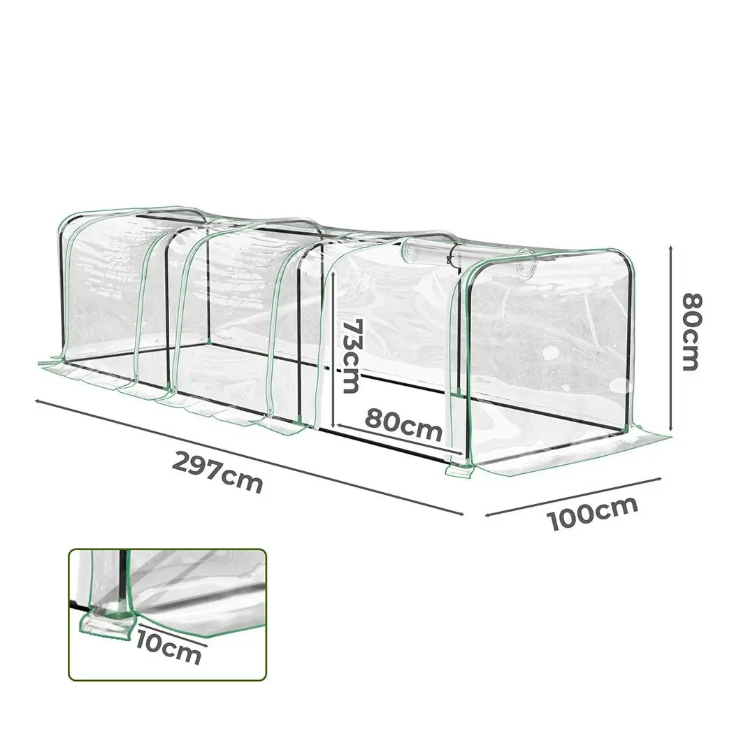 Lambu Portable Mini Greenhouse Tent PVC Garden Shed Bed Planter Box Waterproof