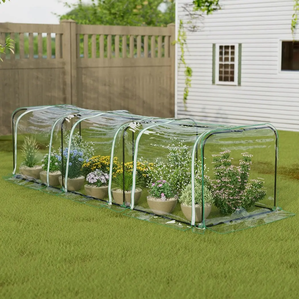 Lambu Portable Mini Greenhouse Tent PVC Garden Shed Bed Planter Box Waterproof