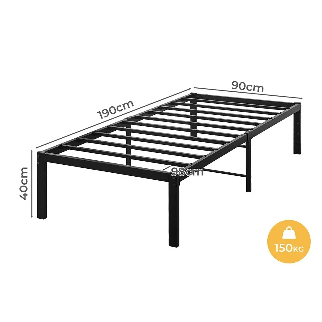 Levede 40cm Metal Bed Frame Slat Mattress Base Platform Foundation Storage Space