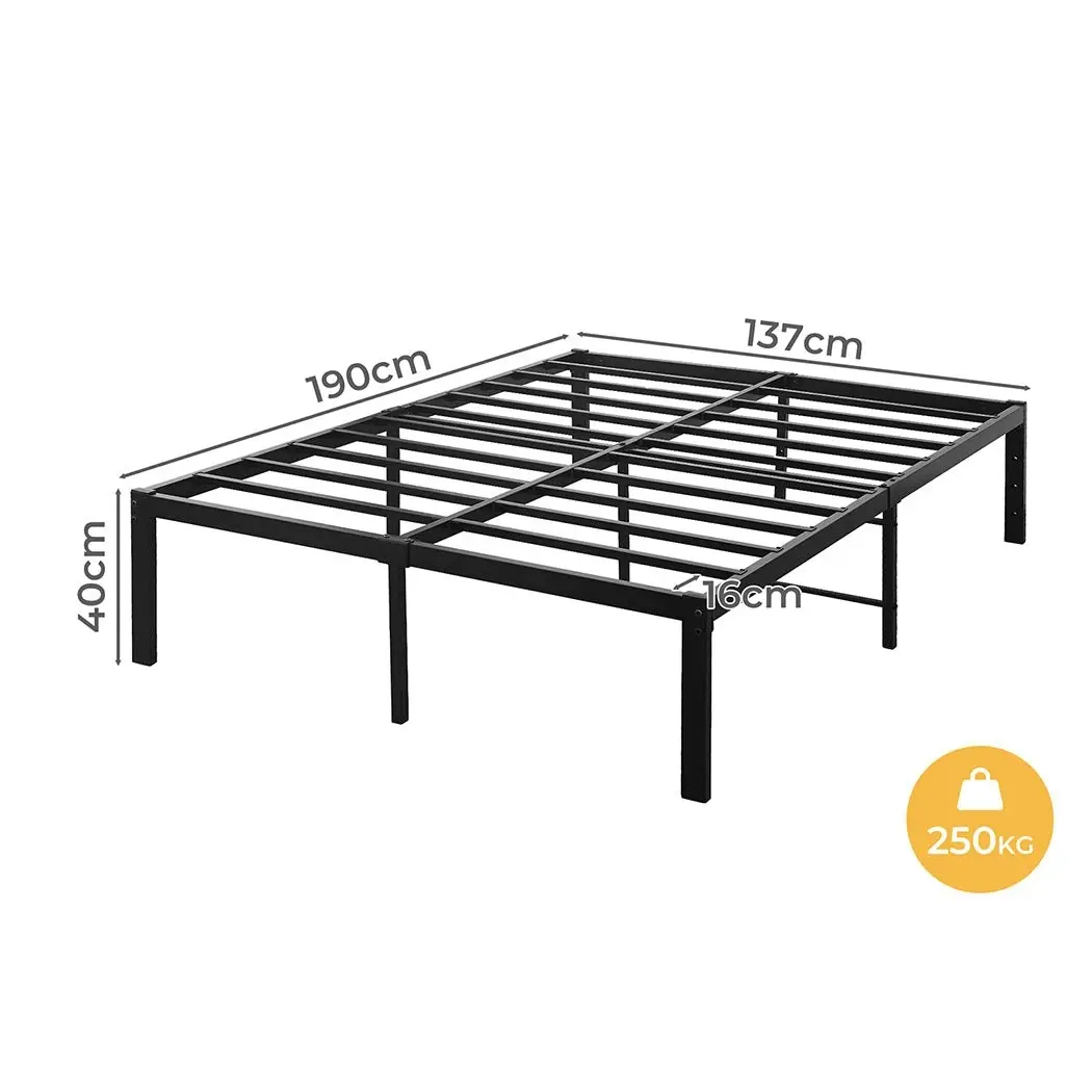 Levede 40cm Metal Bed Frame Slat Mattress Base Platform Foundation Storage Space