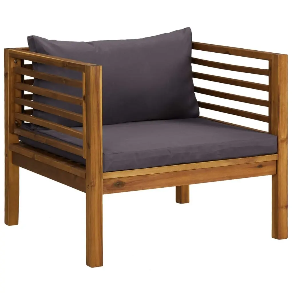 12 Piece Garden Lounge Set with Cushion Solid Acacia Wood 3086911