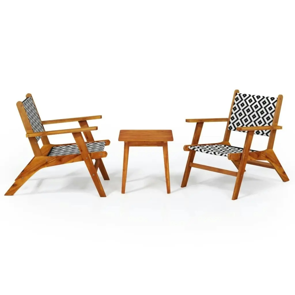 3 Piece Bistro Set Solid Acacia Wood 316251