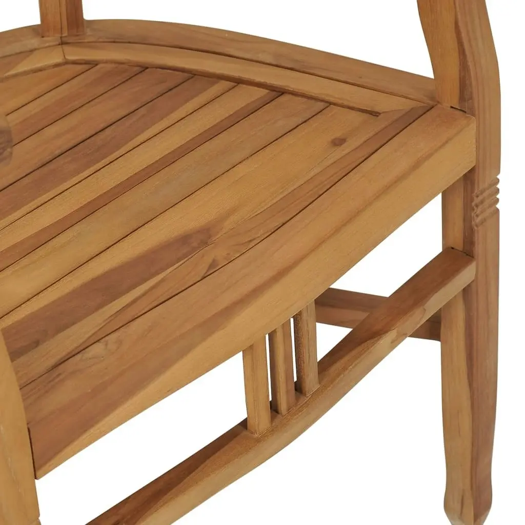 3 Piece Garden Dining Set Solid Teak Wood 3053650