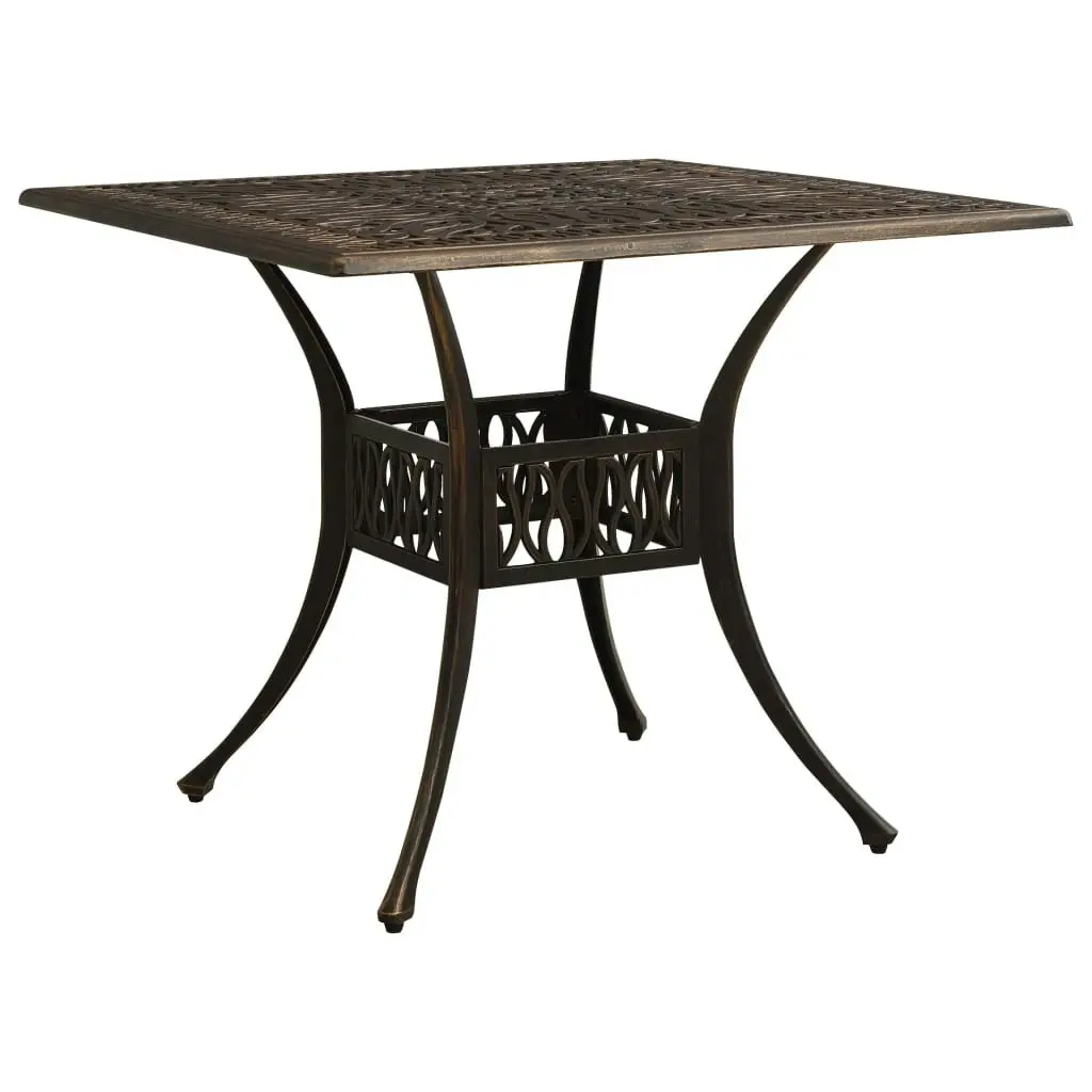 3 Piece Bistro Set Cast Aluminium Bronze 3070595