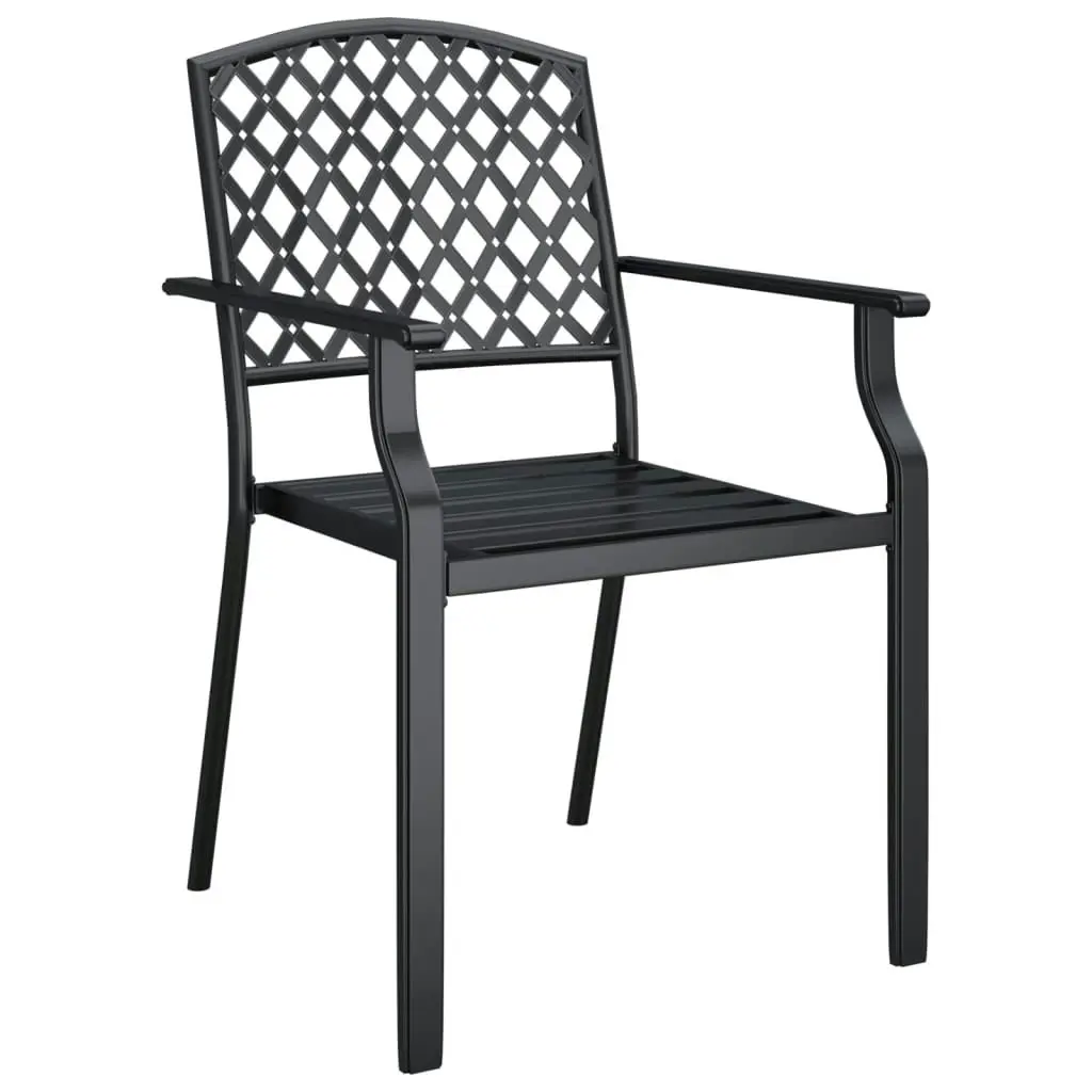 3 Piece Garden Dining Set Anthracite Steel 3188001