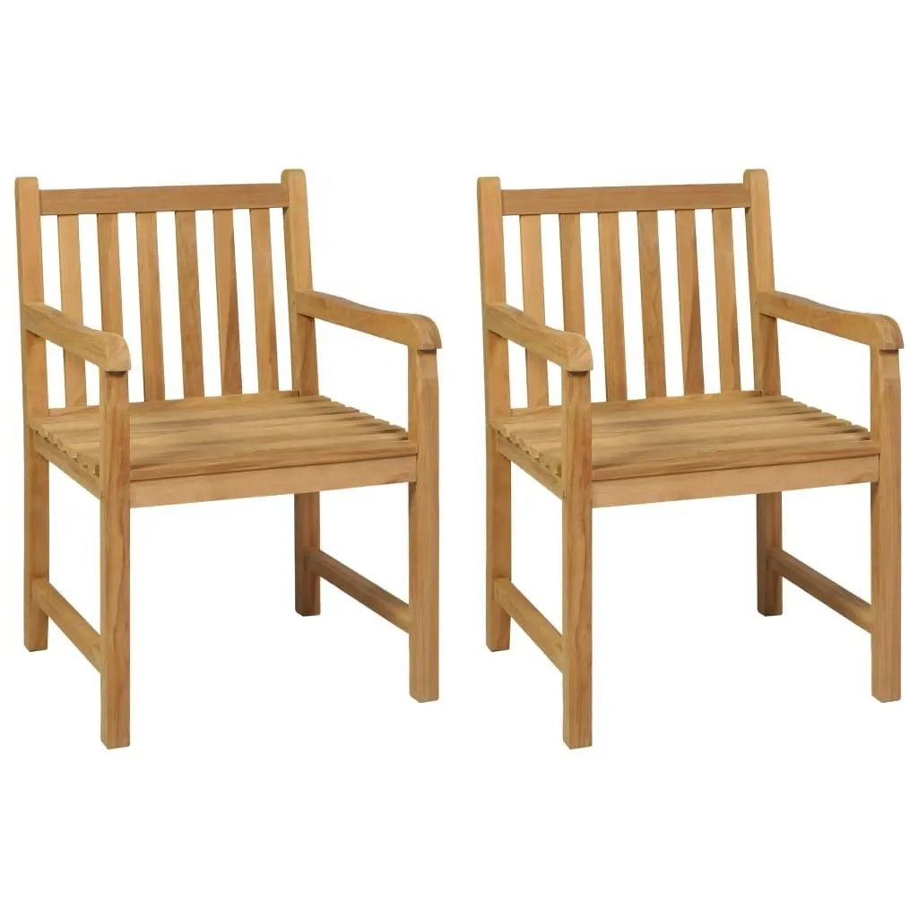 3 Piece Garden Dining Set Solid Teak Wood 3059923