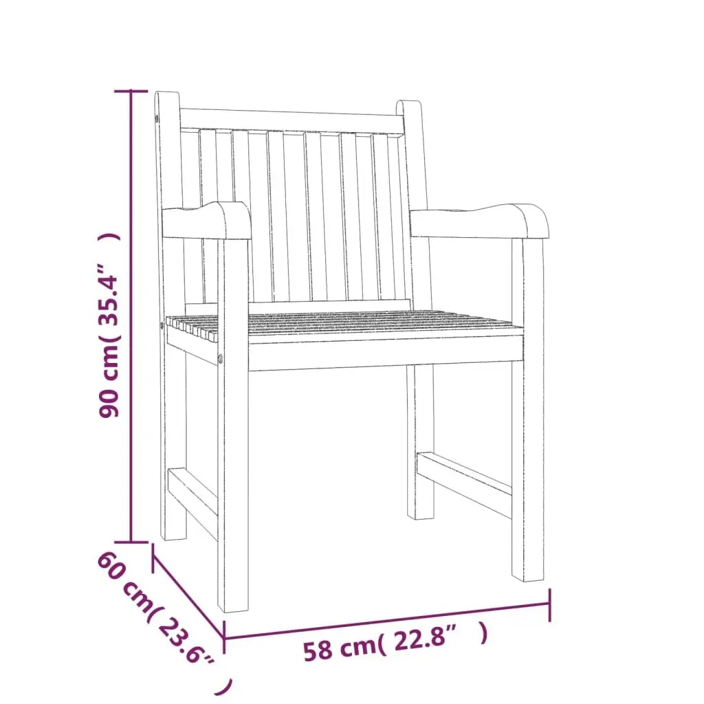 4 Piece Garden Dining Set Solid Wood Teak 3157169