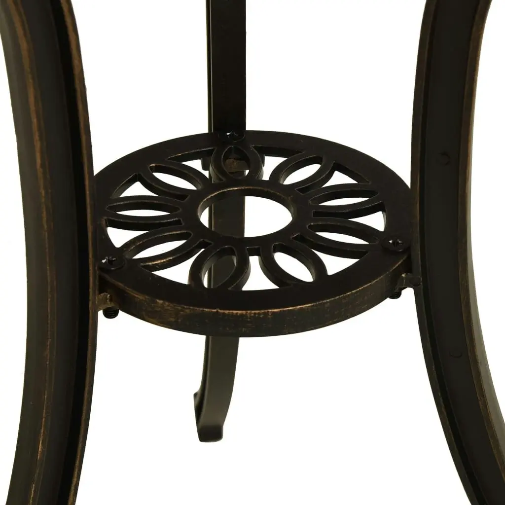 3 Piece Bistro Set Cast Aluminium Bronze 3070565