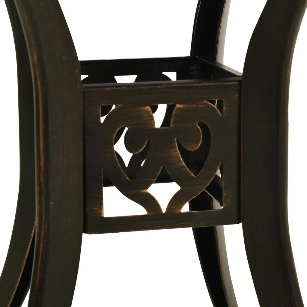 3 Piece Bistro Set Cast Aluminium Bronze 3070571