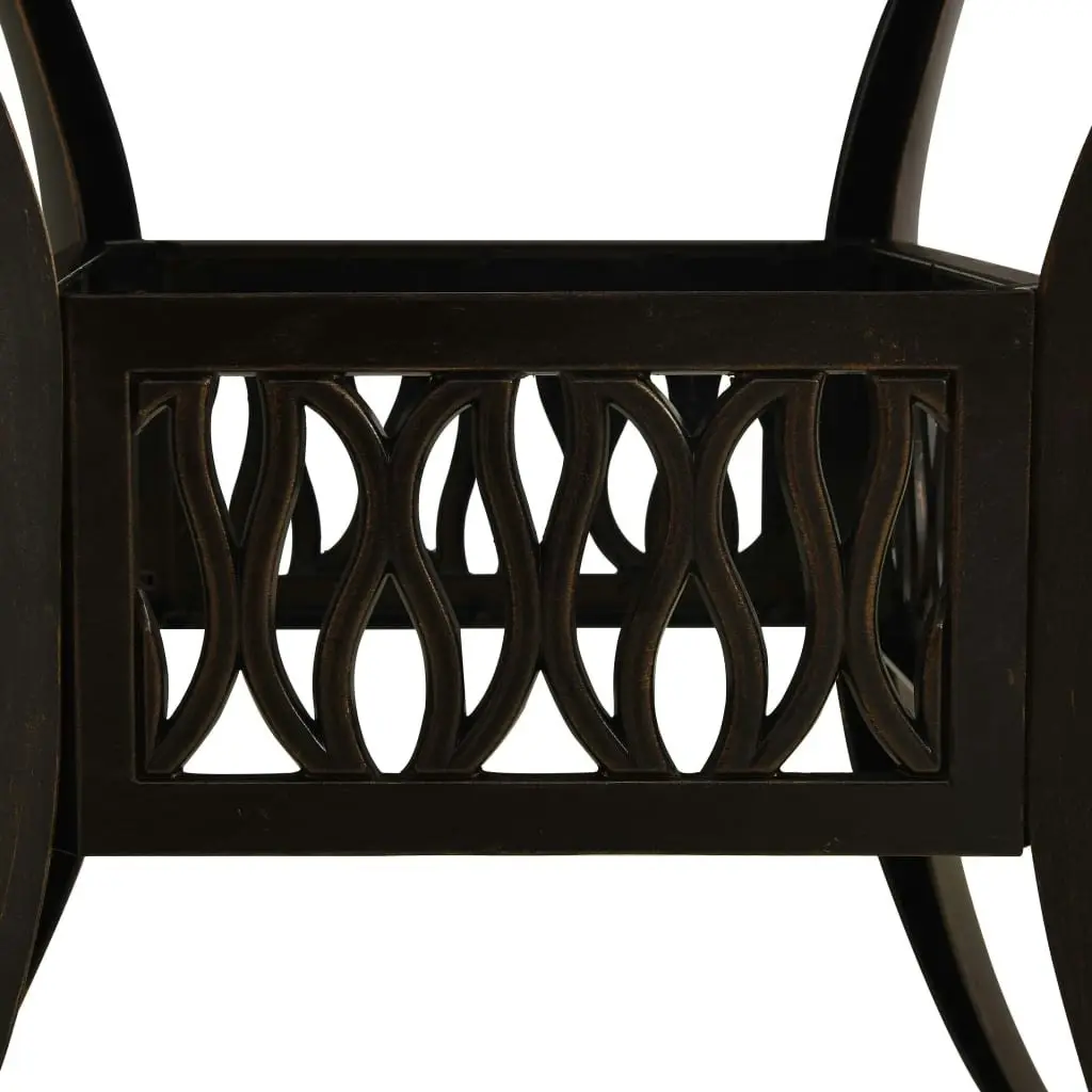 3 Piece Bistro Set Cast Aluminium Bronze 3070577