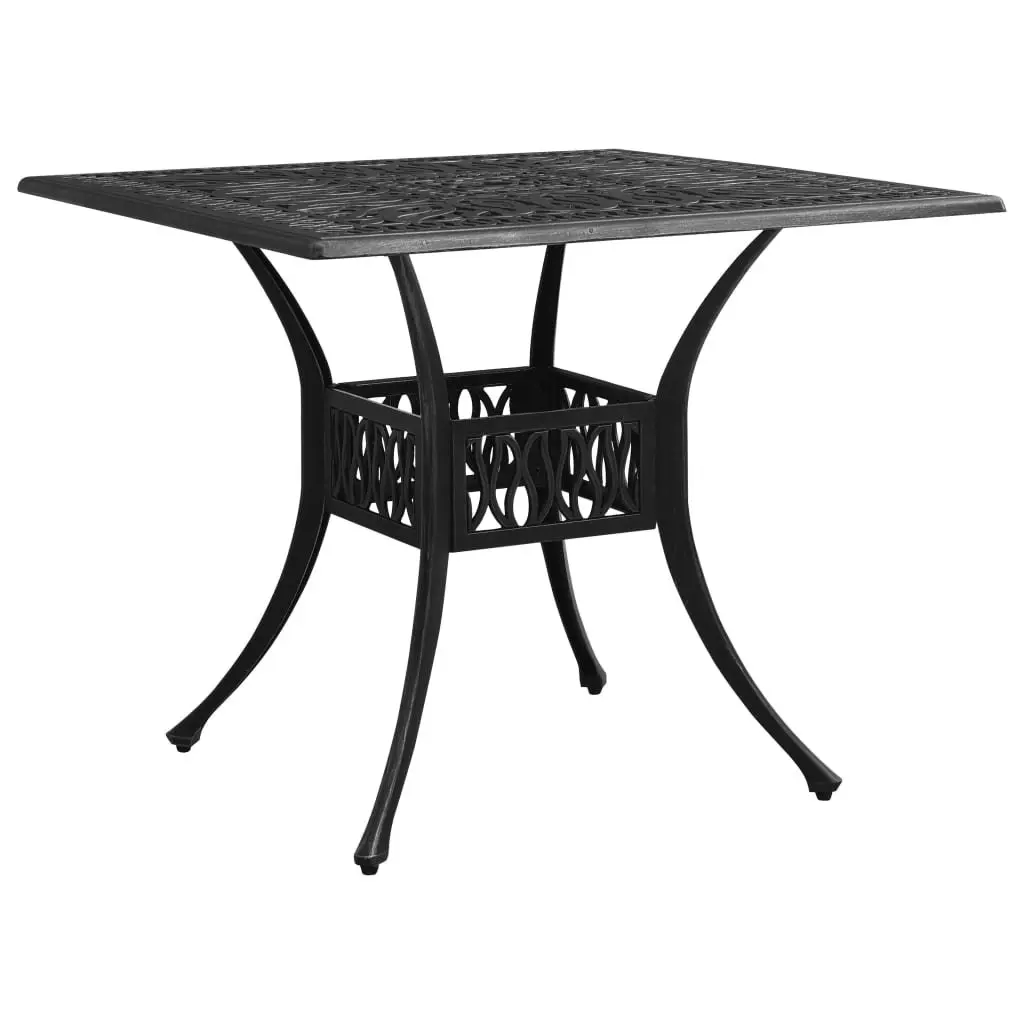 3 Piece Bistro Set Cast Aluminium Black 3070578