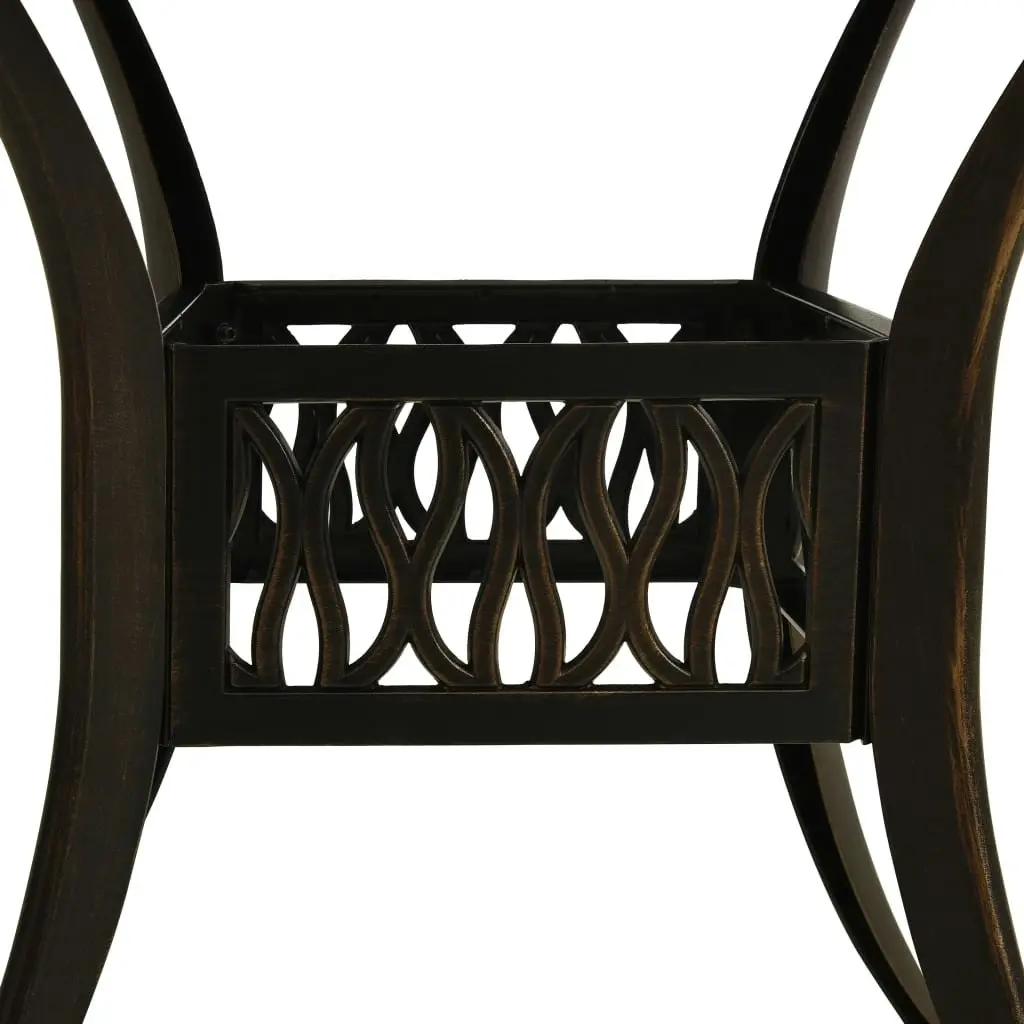 3 Piece Bistro Set Cast Aluminium Bronze 3070592