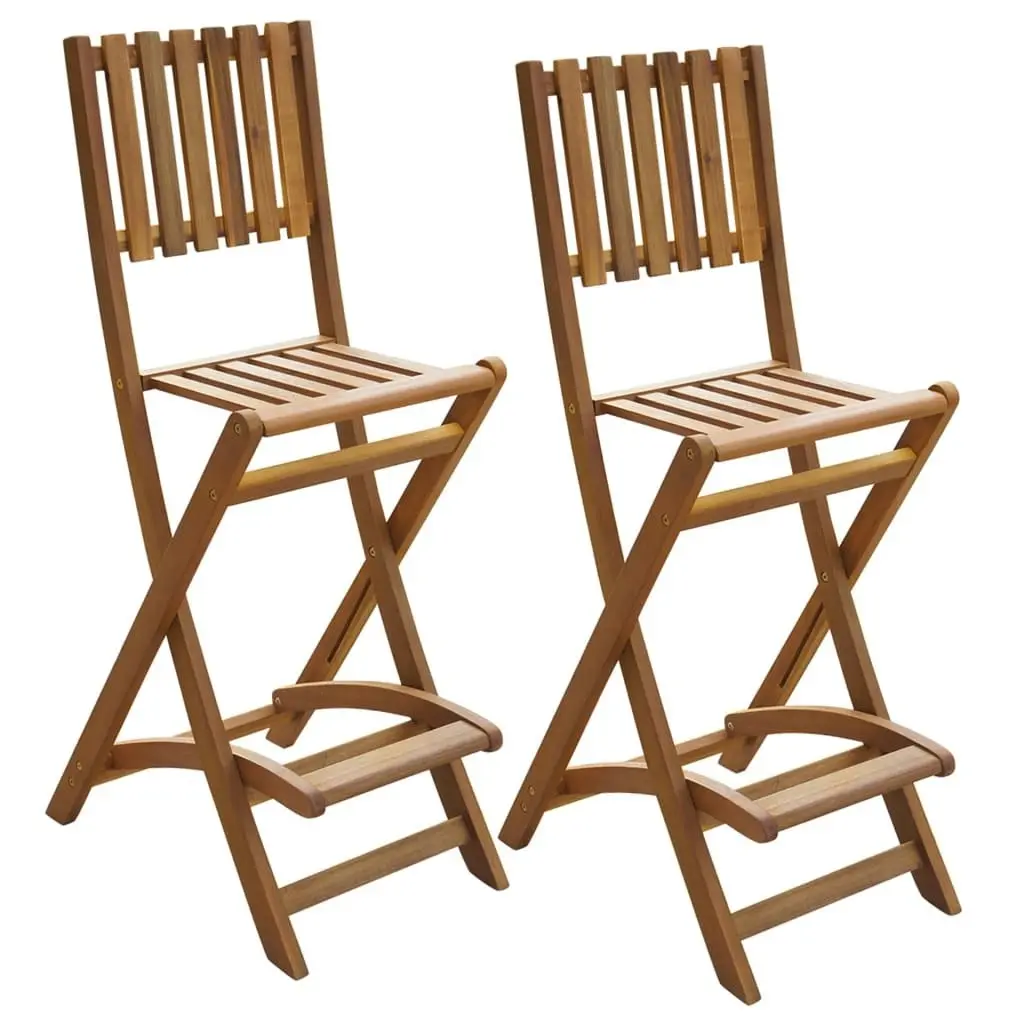 3 Piece Bistro Set Solid Acacia Wood 42658