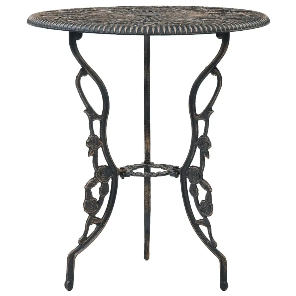 3 Piece Bistro Set Cast Aluminium 47858